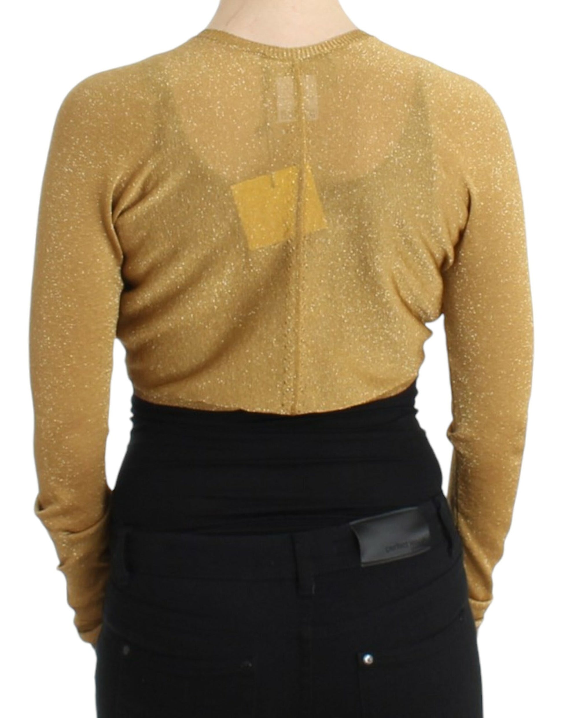 Cavalli Gold embellished gold shrug Cavalli