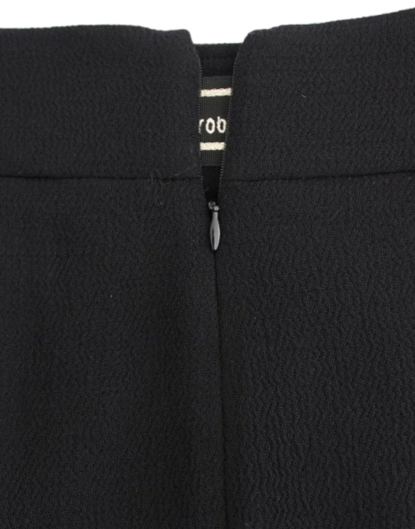 Cavalli Black wool pencil skirt Cavalli