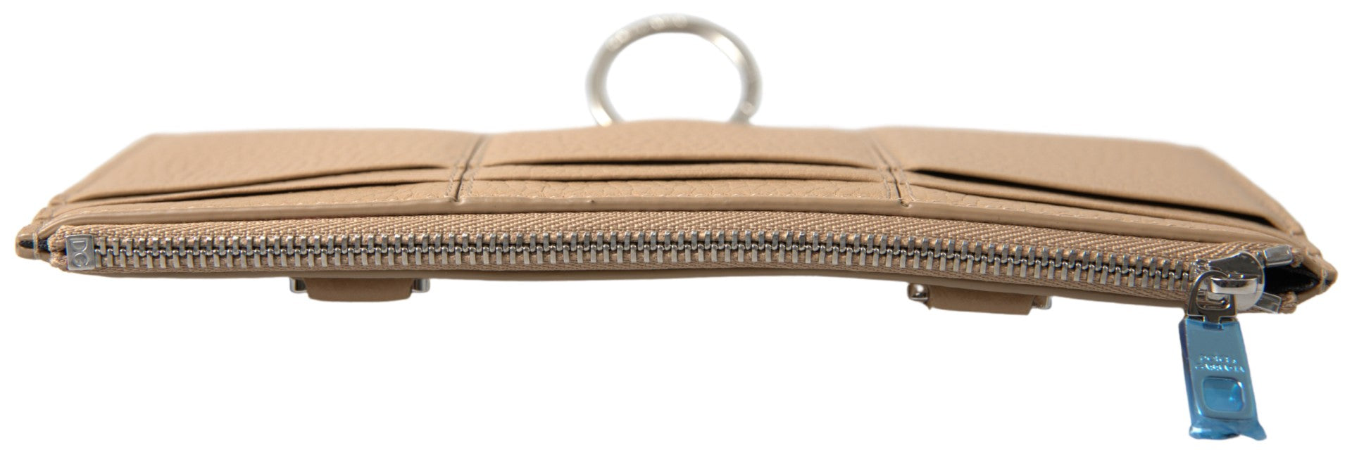 Dolce & Gabbana Beige Leather Shoulder Cardholder Shoulder Strap Wallet Dolce & Gabbana