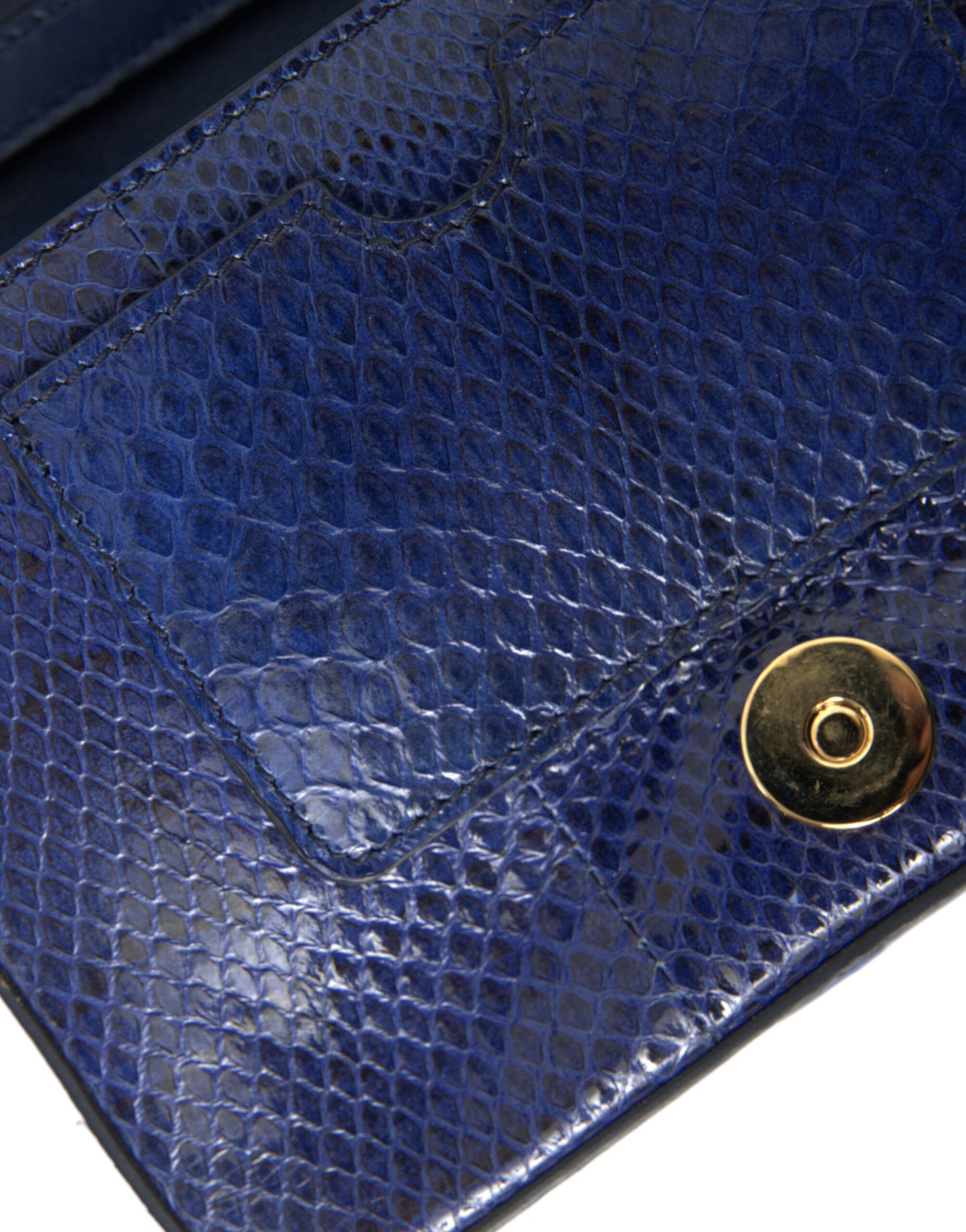 Dolce & Gabbana Dark Blue Fur Ayers Lily Twist Crossbody Shoulder Bag Dolce & Gabbana