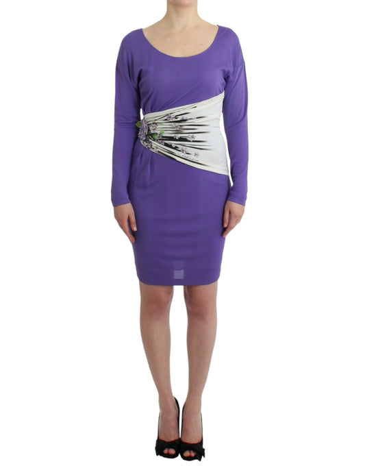 Cavalli Purple longsleeved dress Cavalli