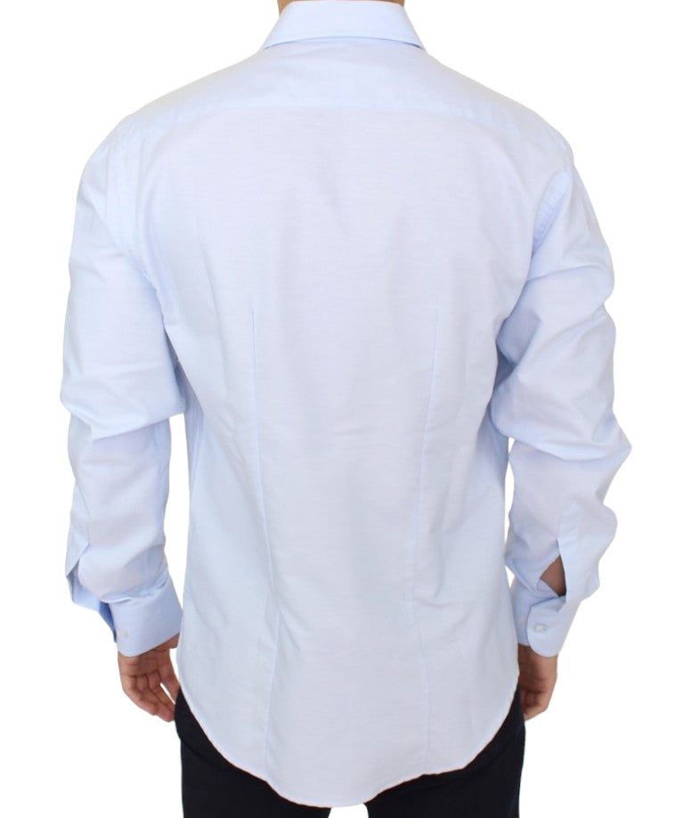 Cavalli Light blue cotton shirt Cavalli