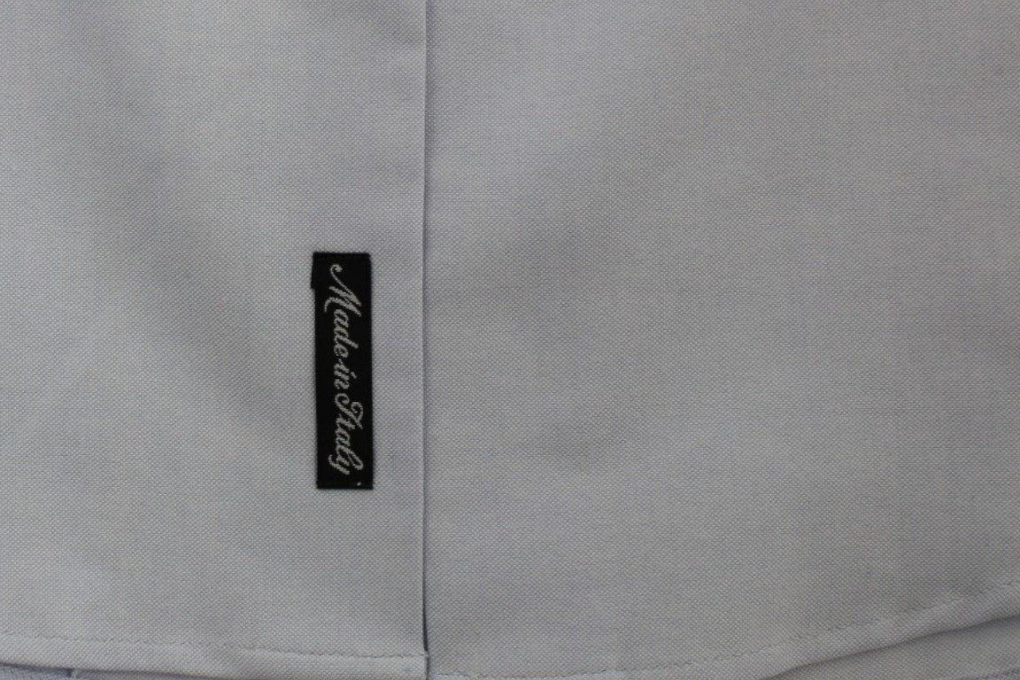 Cavalli Light blue cotton shirt Cavalli