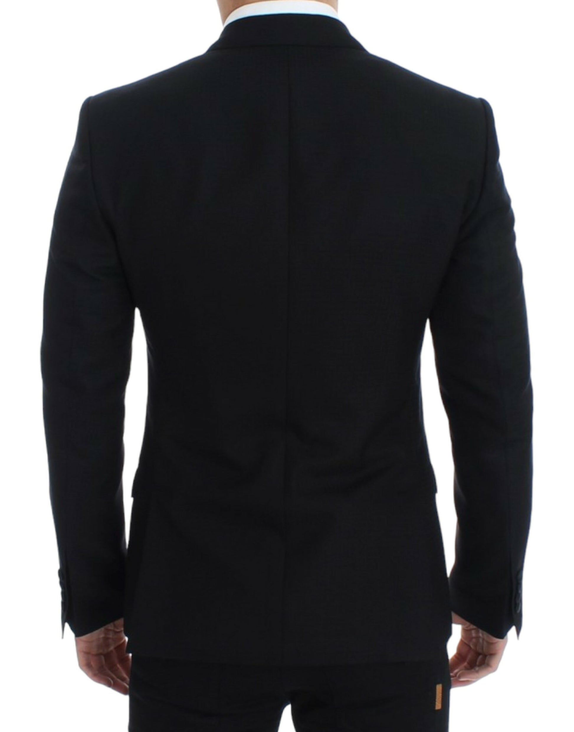 Dolce & Gabbana Black wool silk SICILIA blazer Dolce & Gabbana