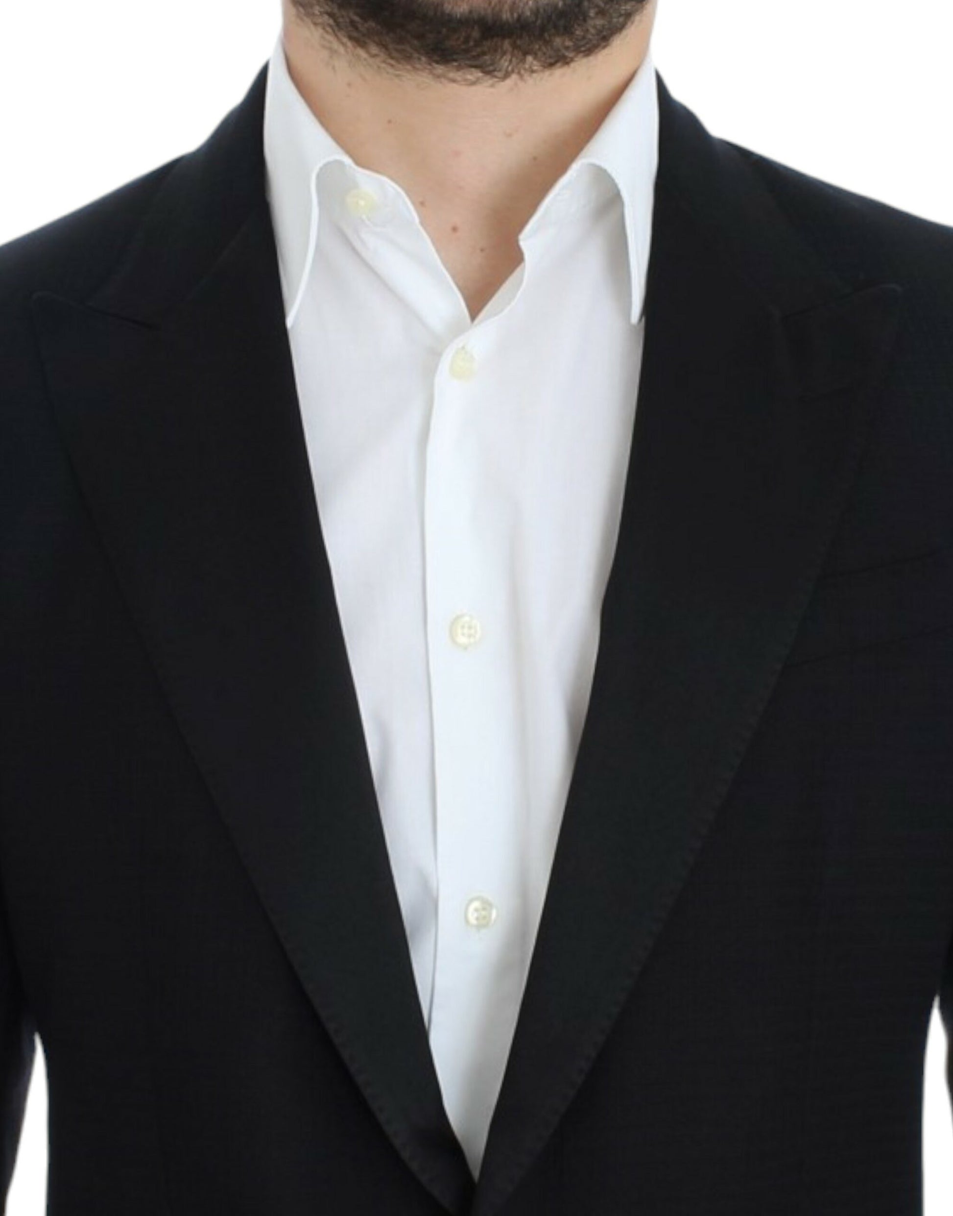 Dolce & Gabbana Black wool silk SICILIA blazer Dolce & Gabbana