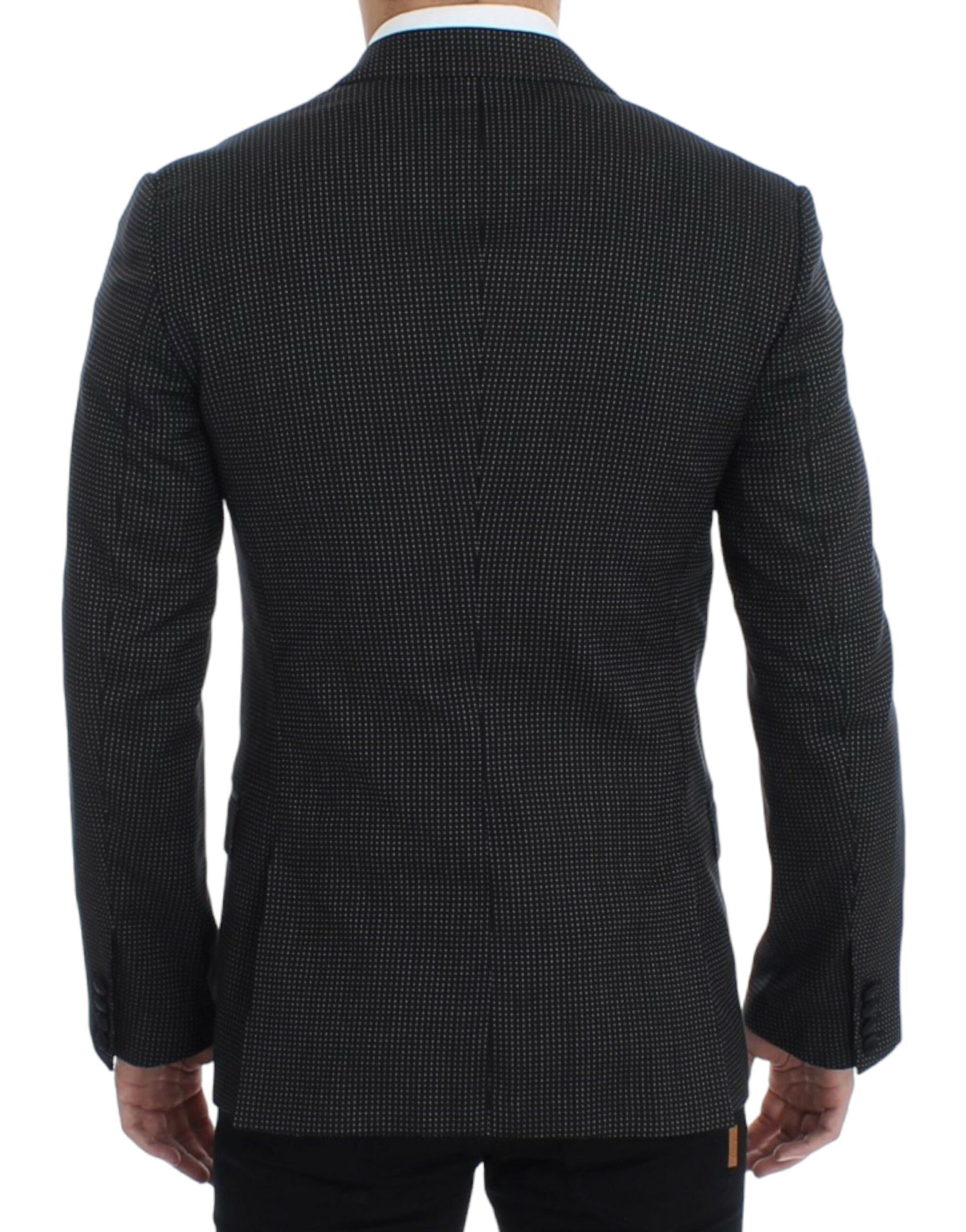 Dolce & Gabbana Black wool slim MARTINI blazer Dolce & Gabbana