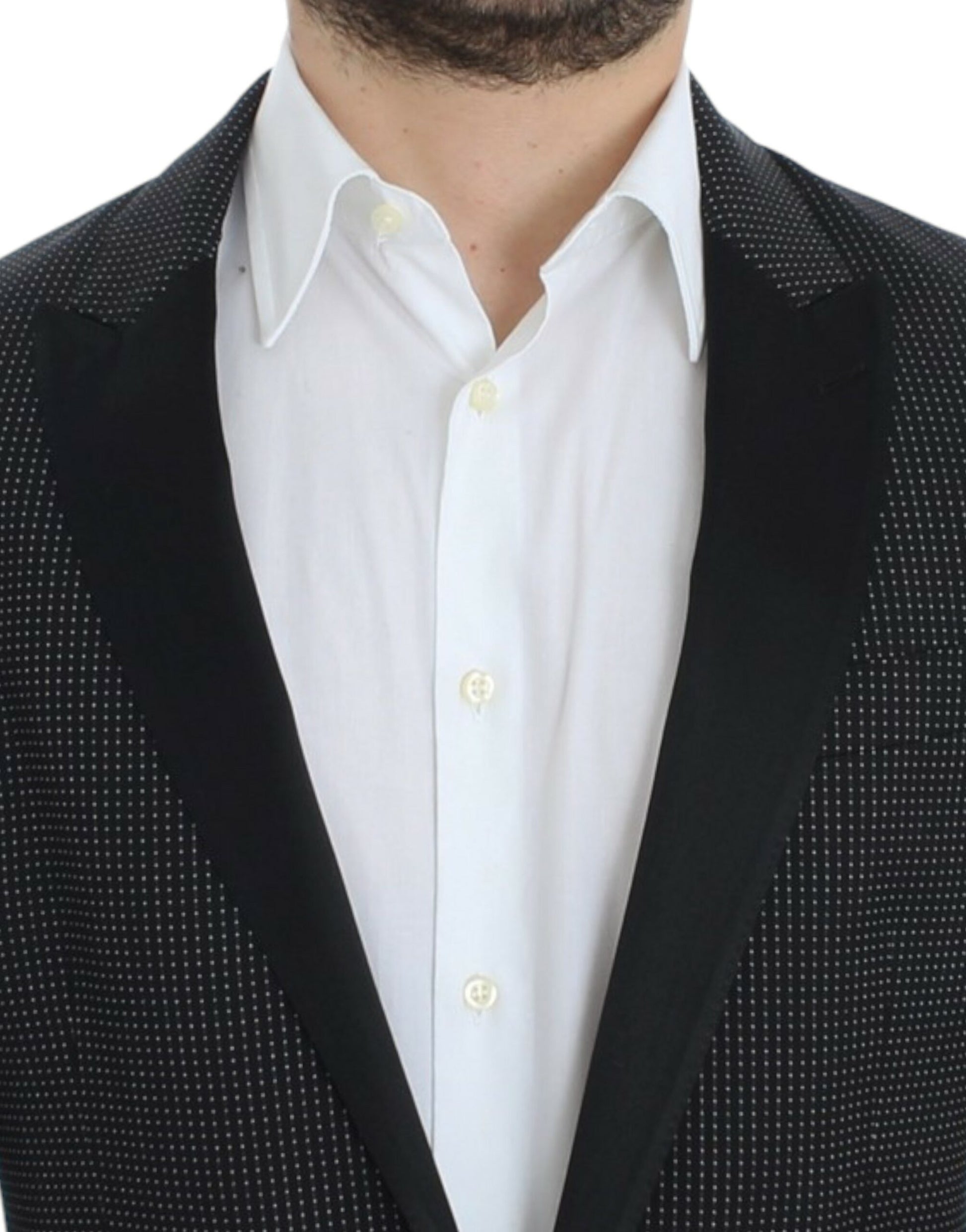 Dolce & Gabbana Black wool slim MARTINI blazer Dolce & Gabbana