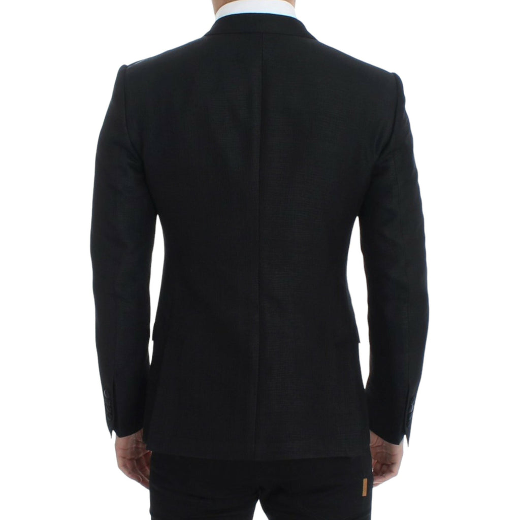 Dolce & Gabbana Black wool MARTINI slim blazer