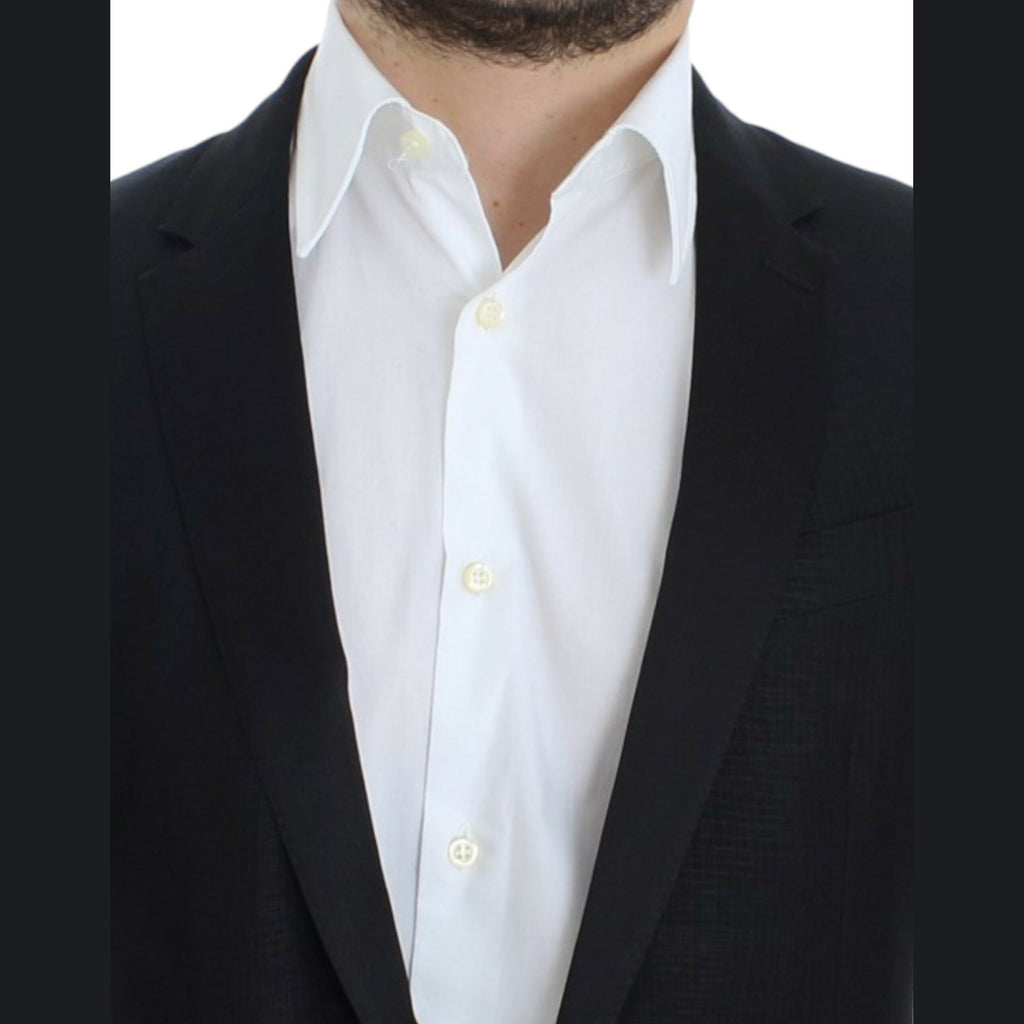 Dolce & Gabbana Black wool MARTINI slim blazer