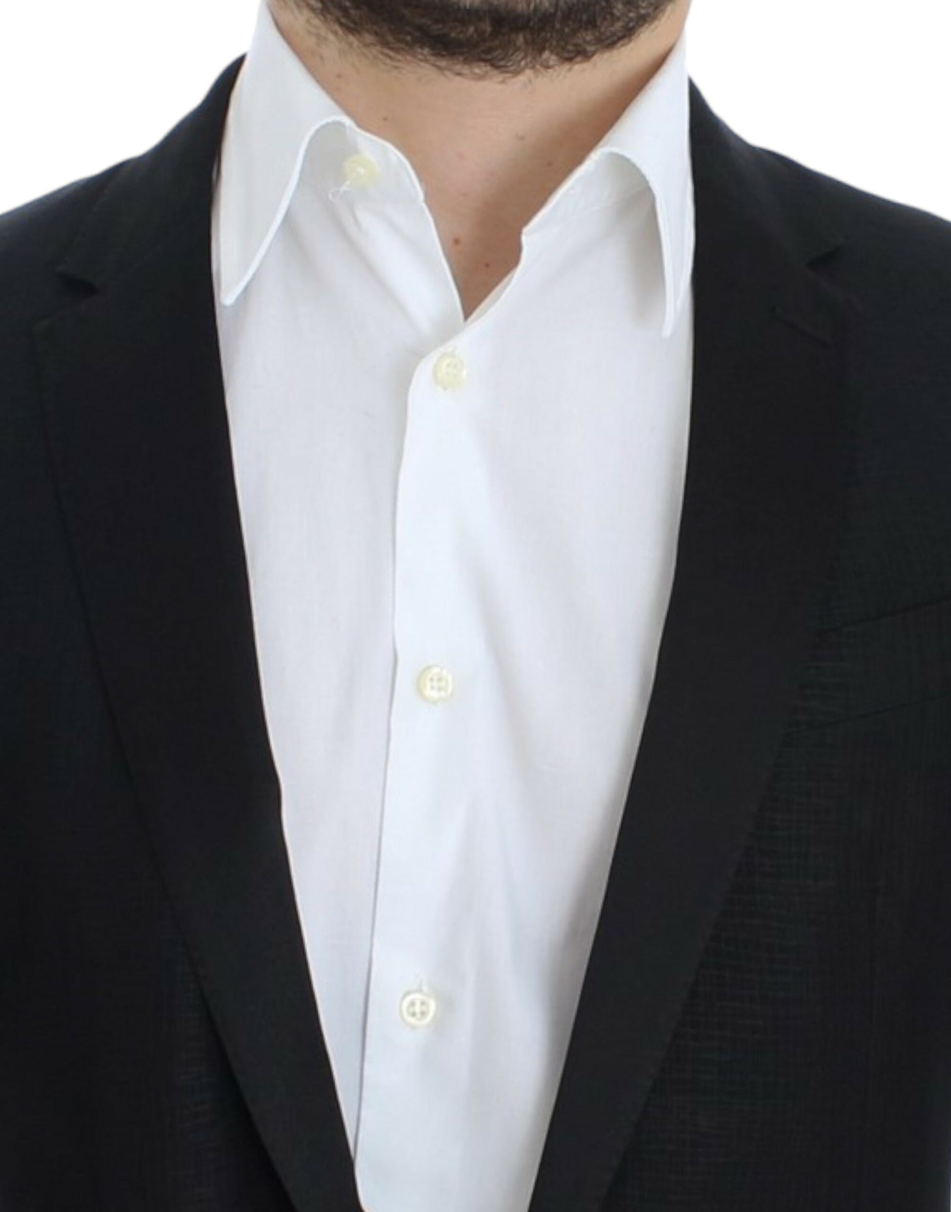 Dolce & Gabbana Black wool MARTINI slim blazer Dolce & Gabbana