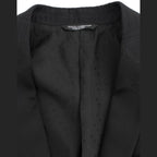 Dolce & Gabbana Black wool MARTINI slim blazer