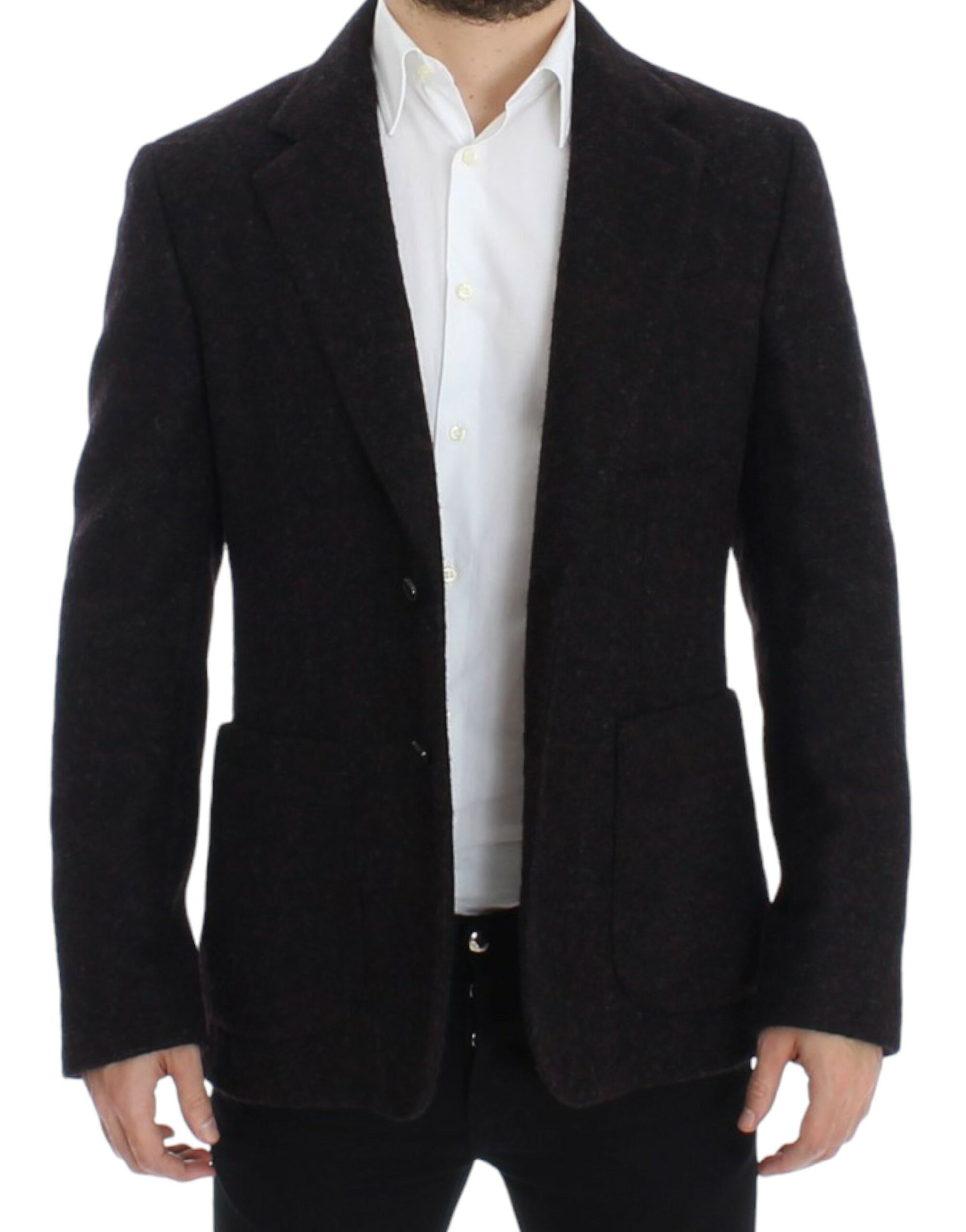 Dolce & Gabbana Bordeaux alpaga two button blazer Dolce & Gabbana