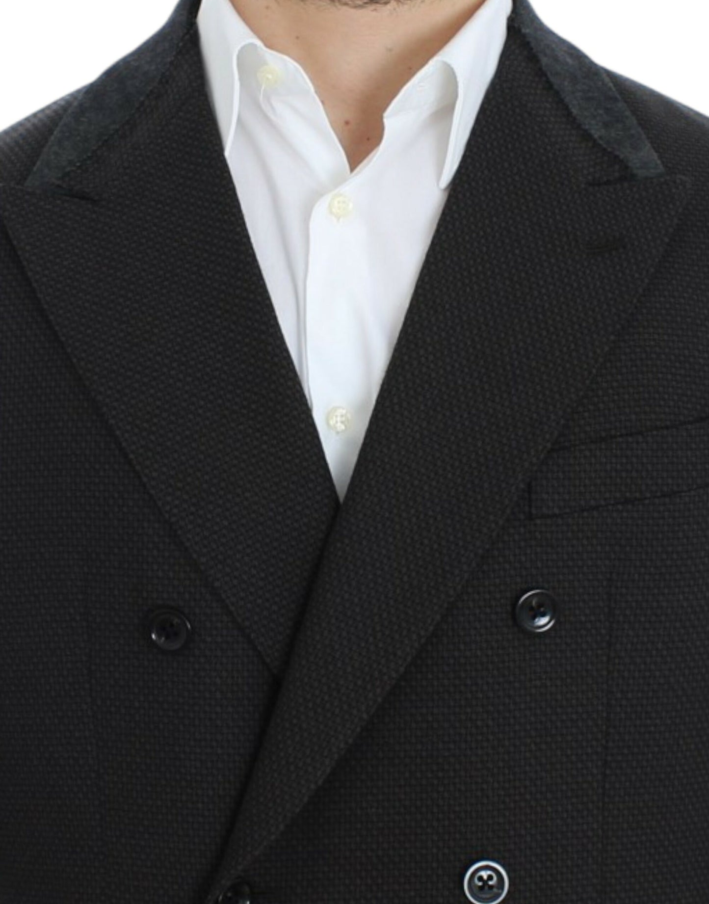 Dolce & Gabbana Brown wool slim fit blazer Dolce & Gabbana