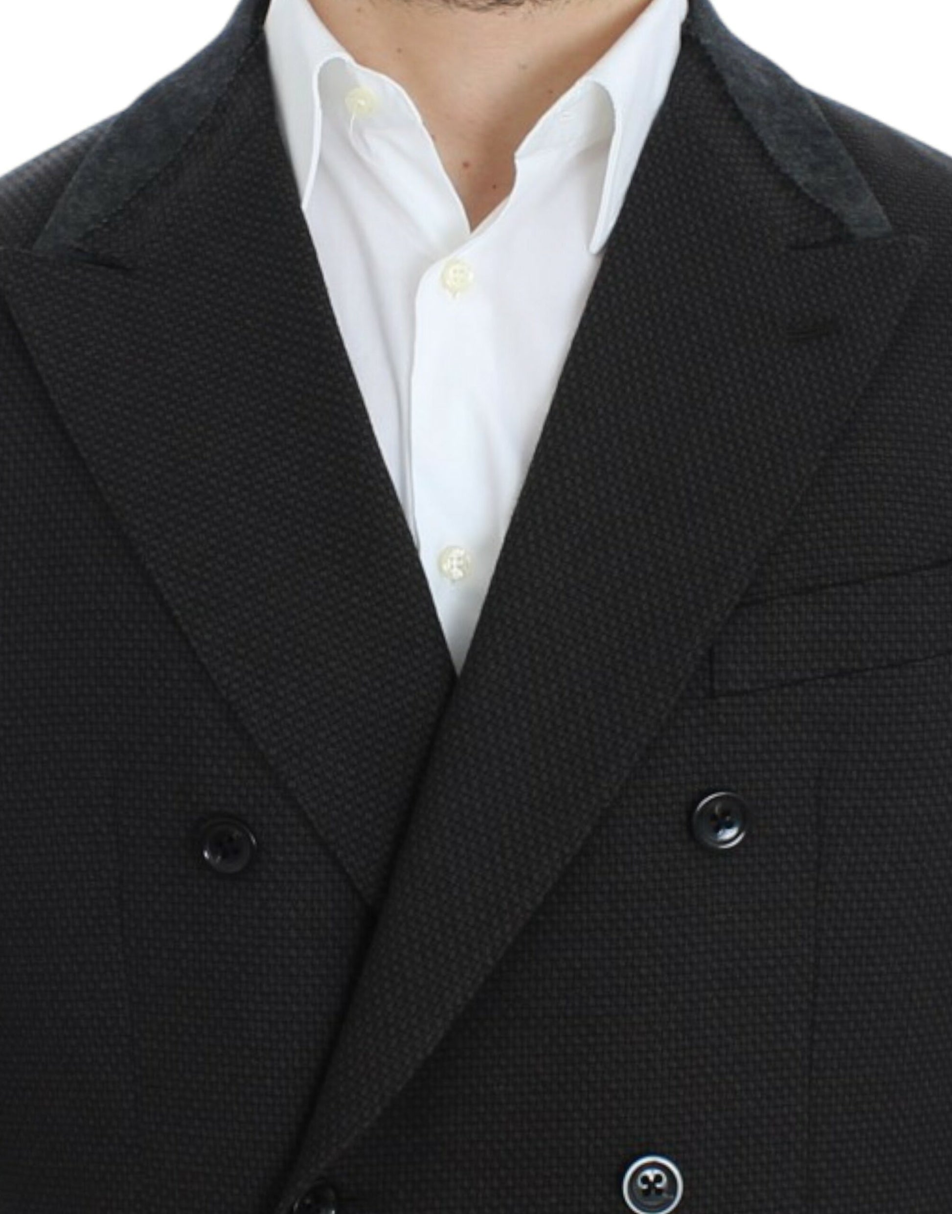 Dolce & Gabbana Brown wool slim fit blazer Dolce & Gabbana
