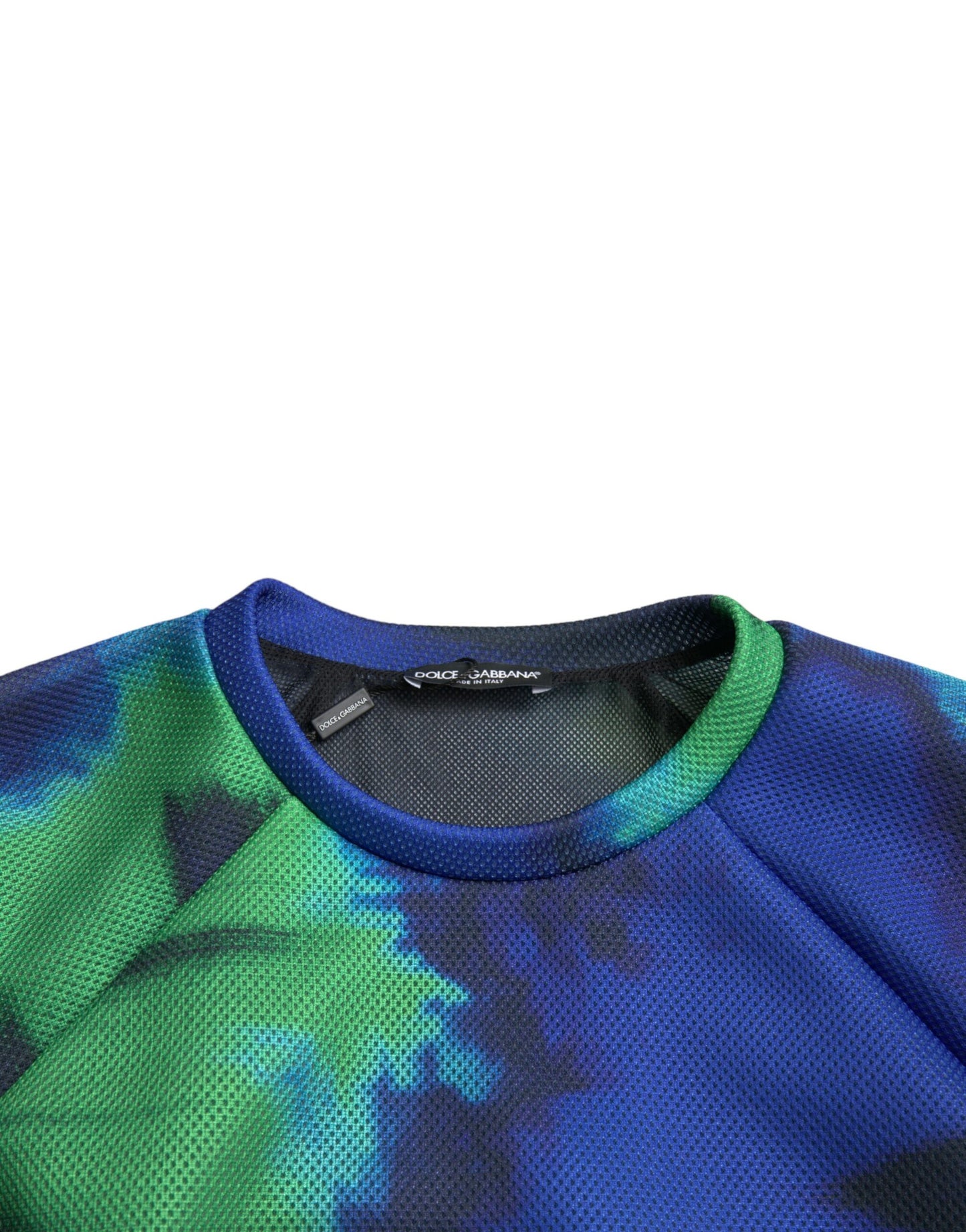 Dolce & Gabbana Multicolor Logo Crewneck Pullover Sweater Dolce & Gabbana