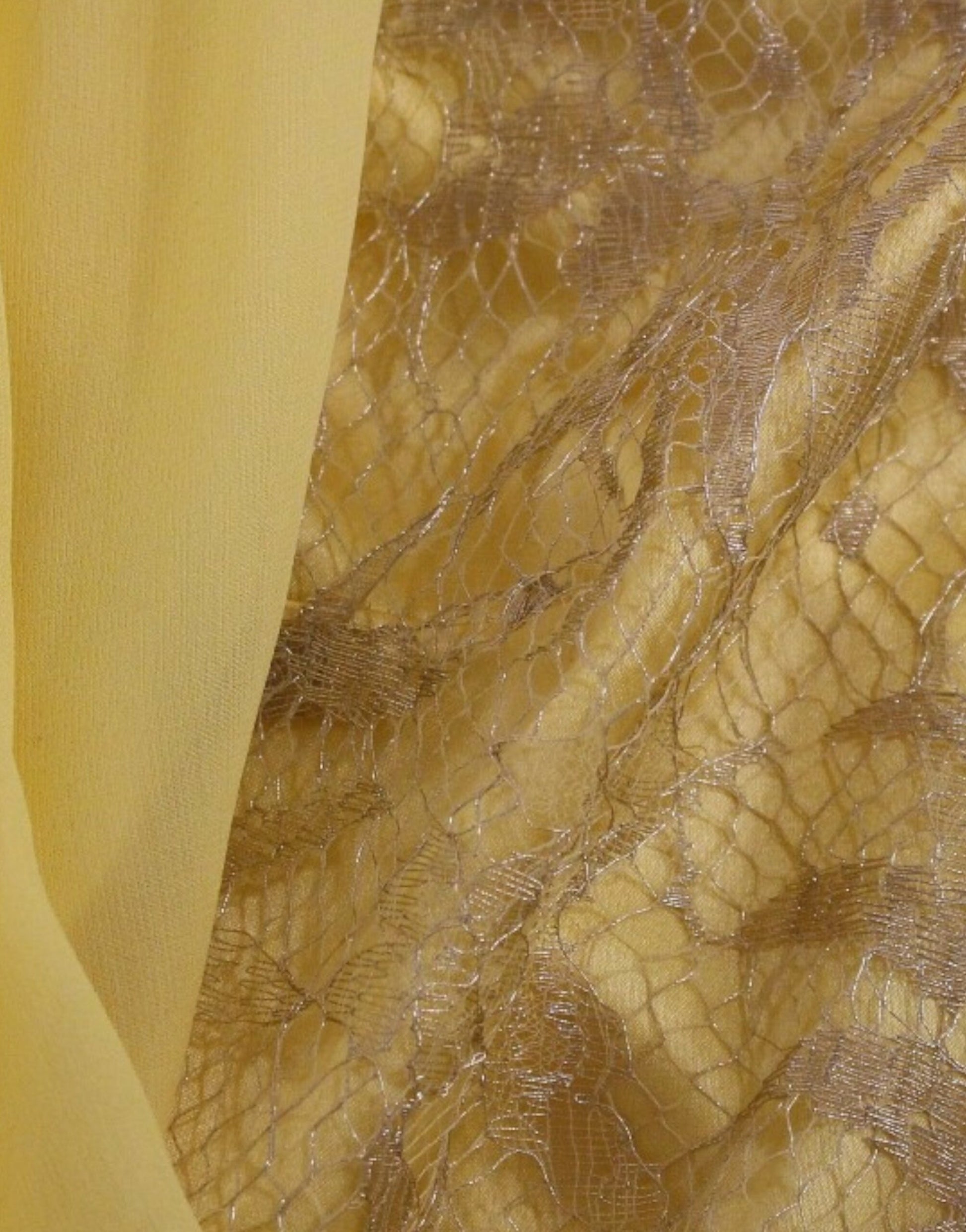 Dolce & Gabbana Yellow lace crystal mini dress Dolce & Gabbana