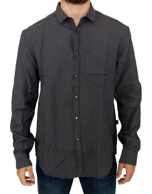 Costume National Gray linen casual shirt Costume National