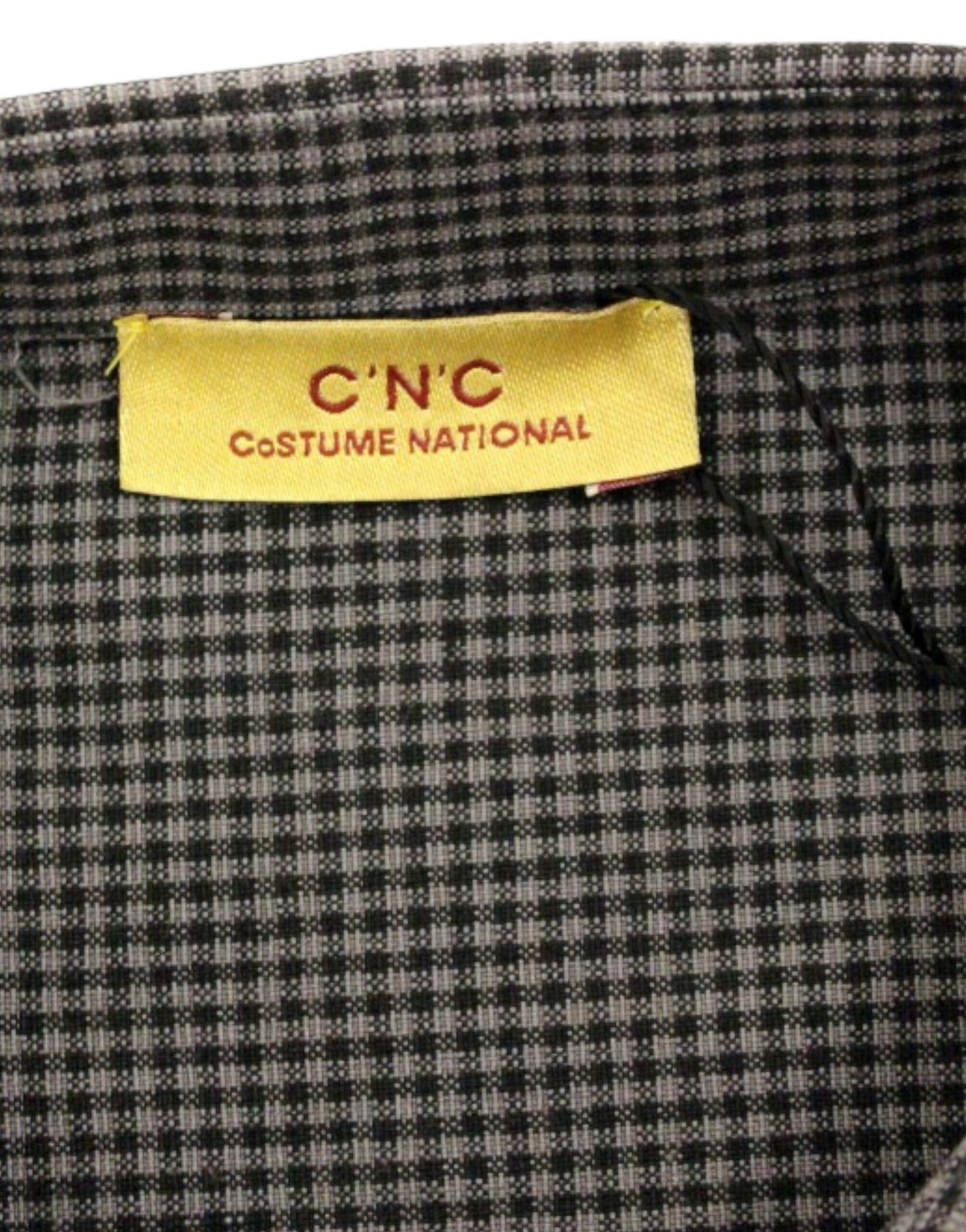 Costume National Gray linen casual shirt Costume National