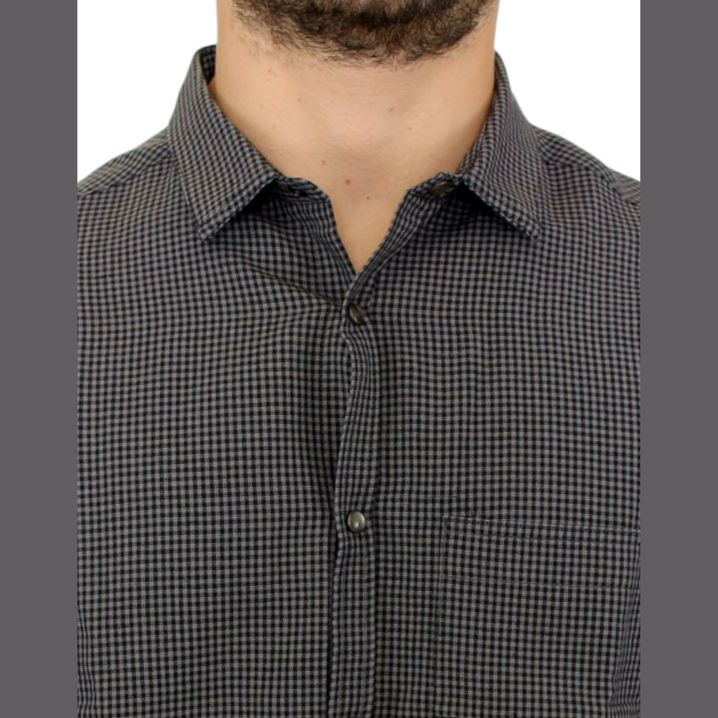 Costume National Gray linen casual shirt