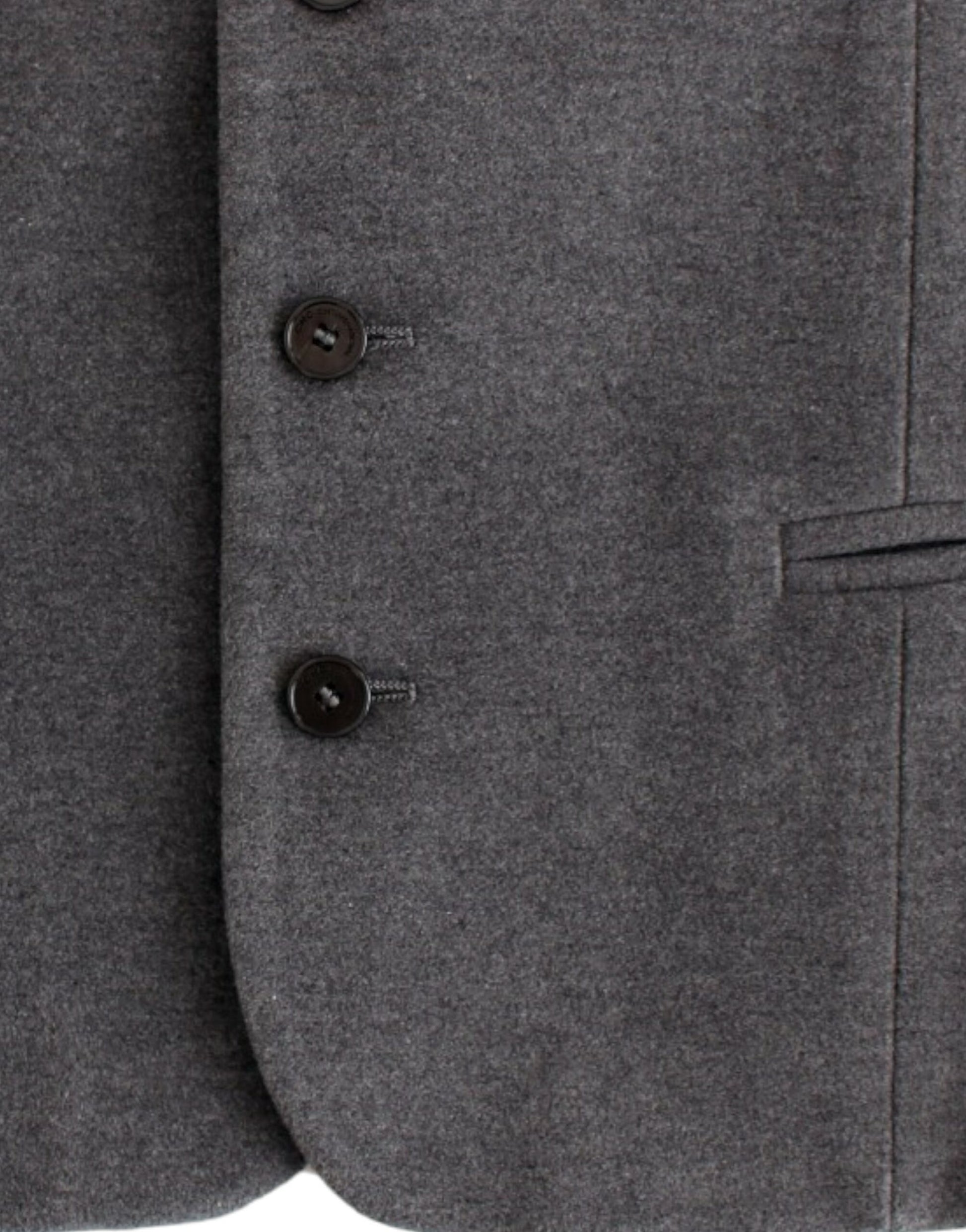 Costume National Gray cotton blend casual vest Costume National