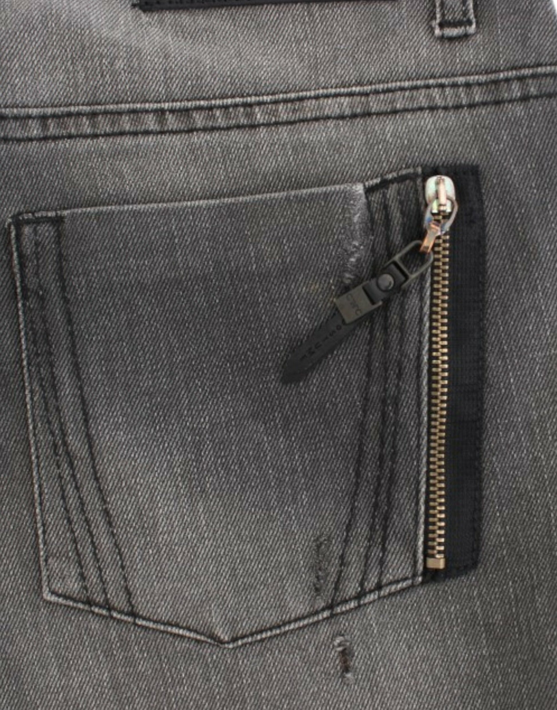 Costume National Gray straight leg jeans Costume National