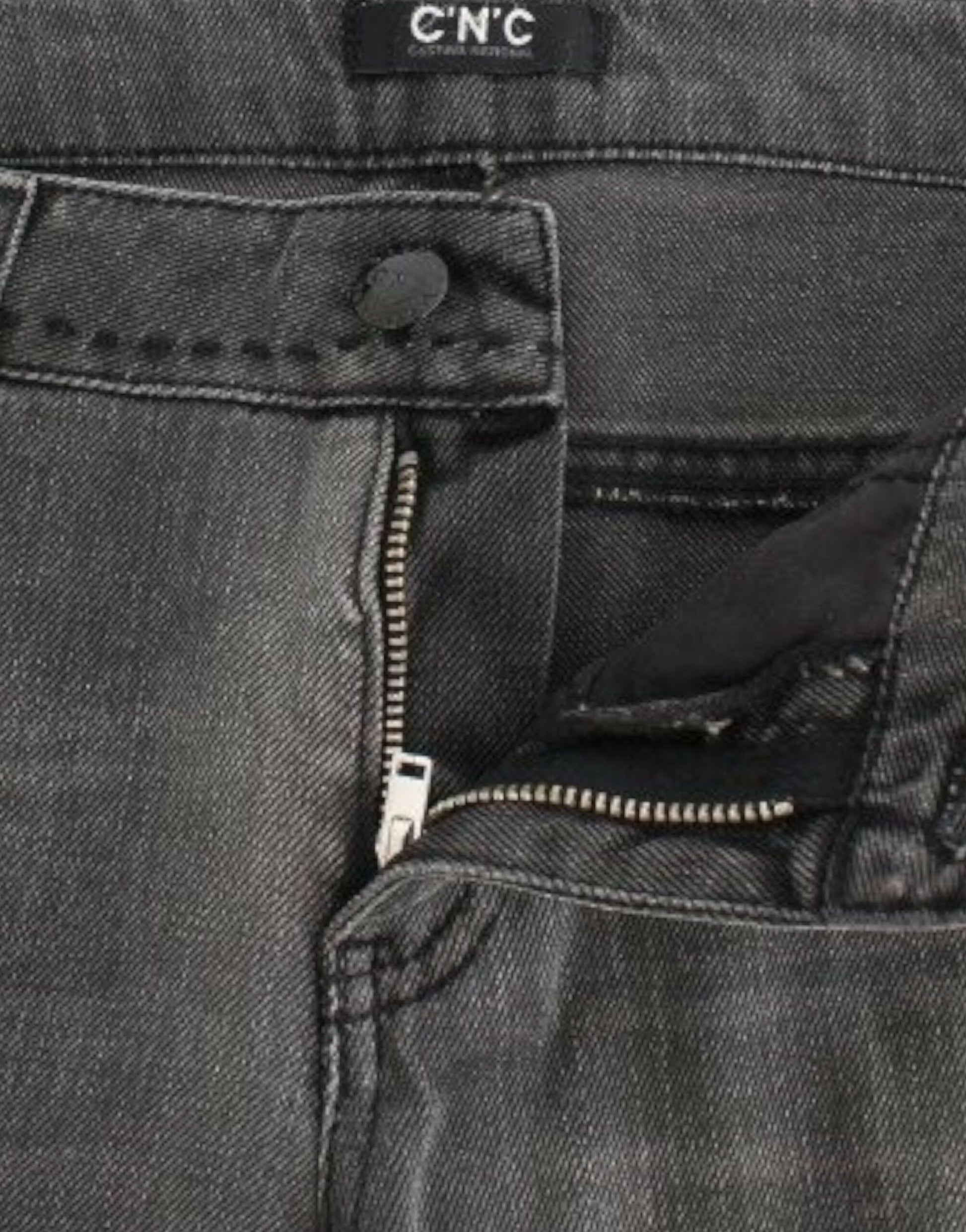 Costume National Gray straight leg jeans Costume National