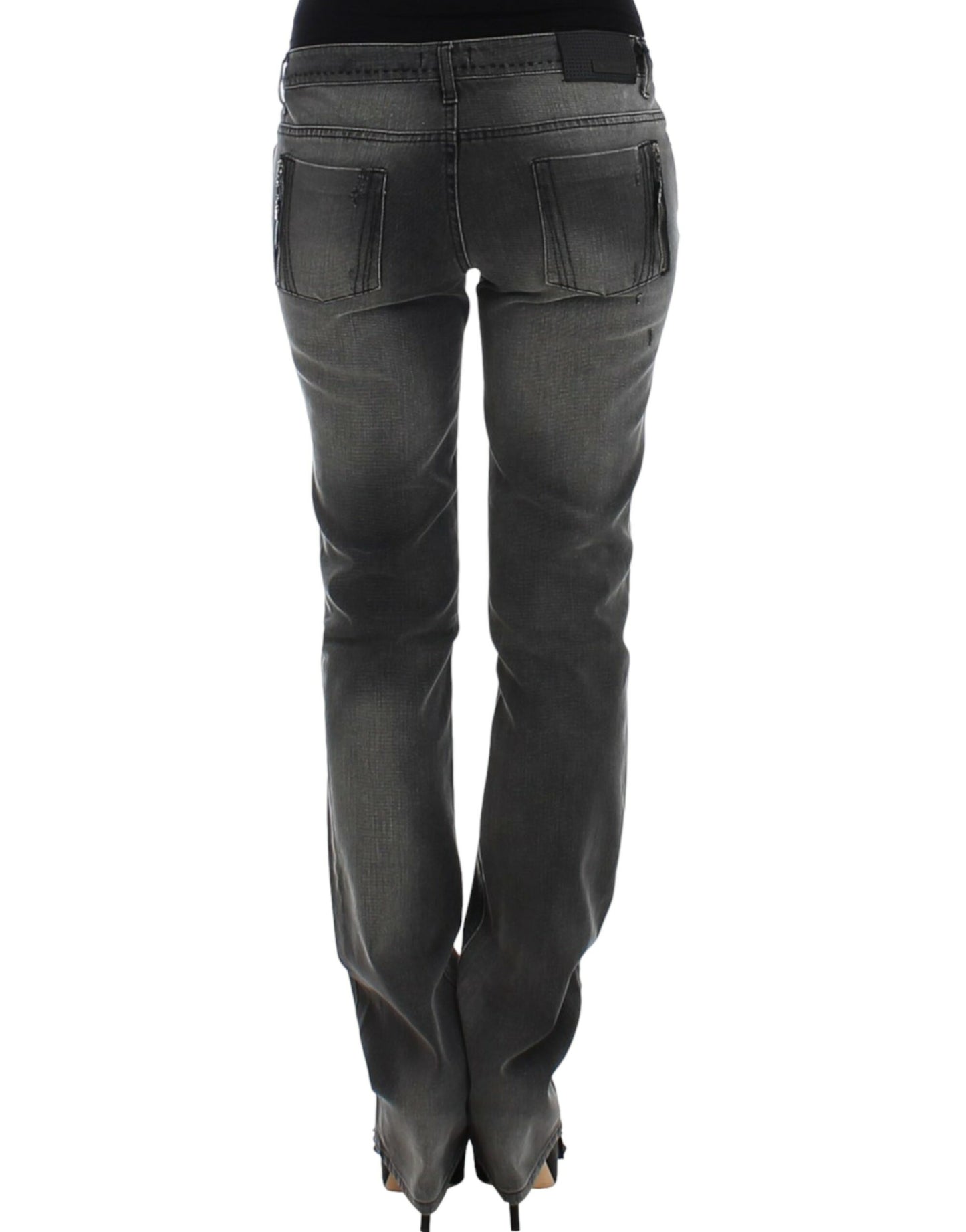Costume National Gray straight leg jeans Costume National