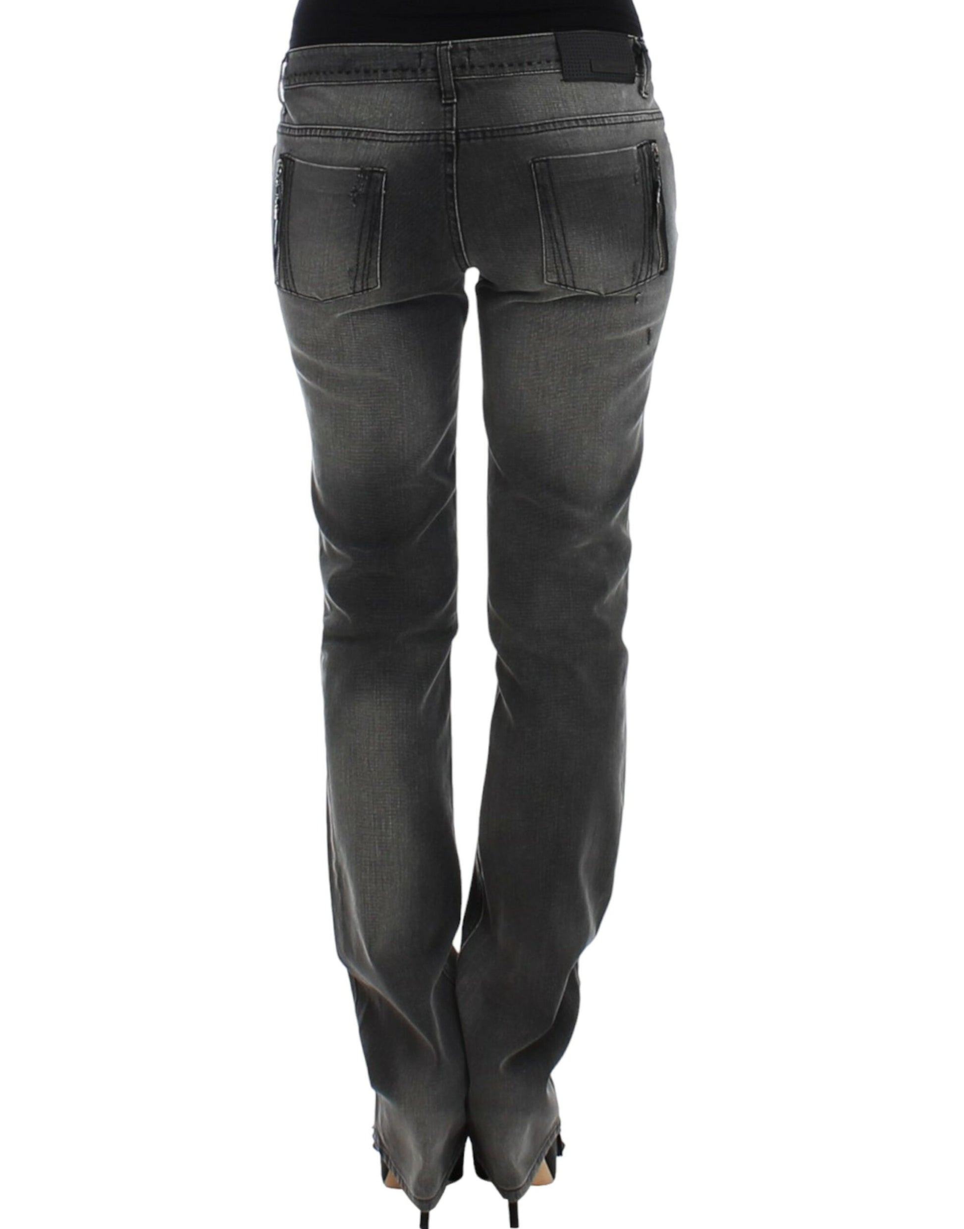 Costume National Gray straight leg jeans Costume National