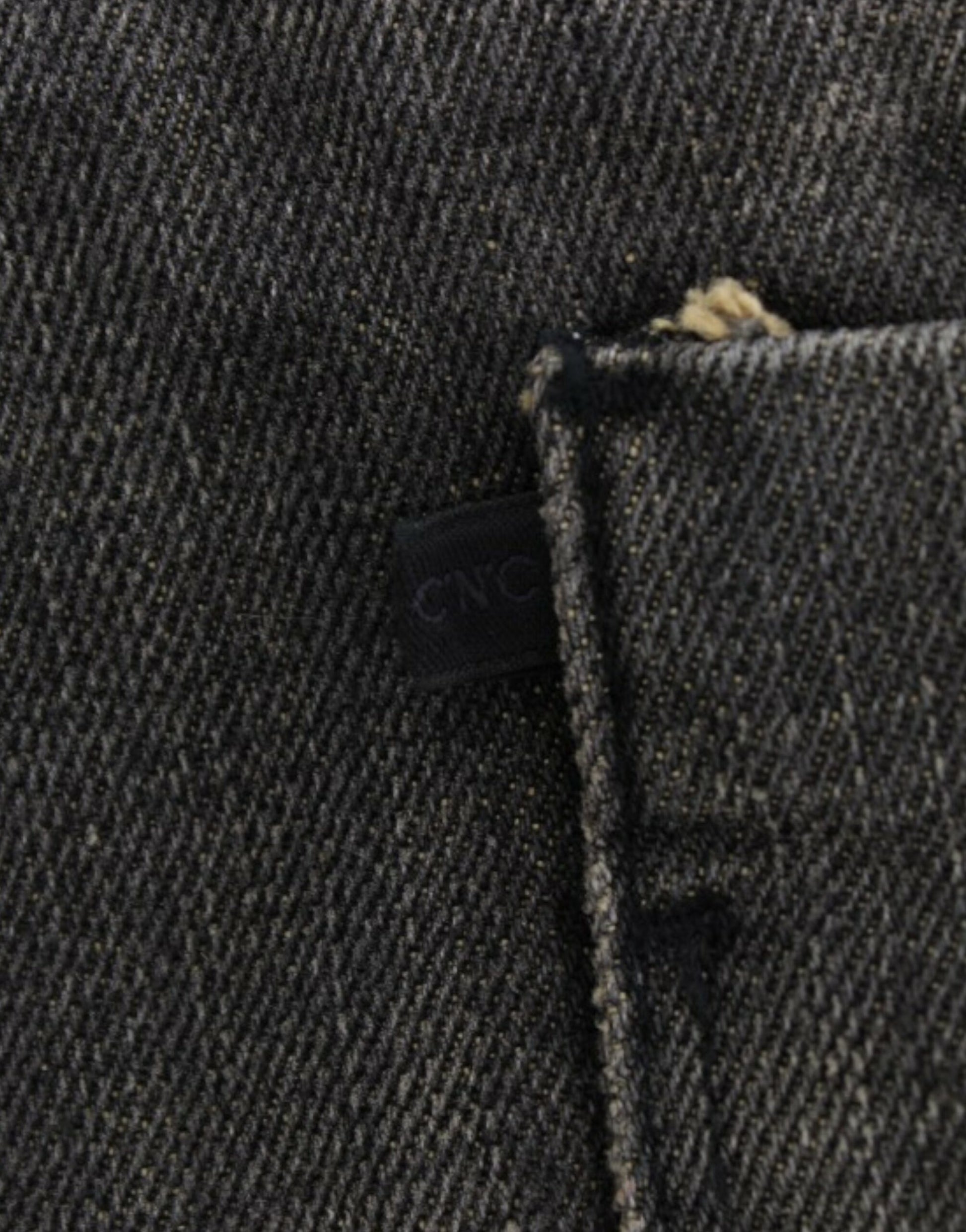 Costume National Gray distressed jeans Costume National