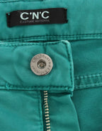Costume National Green straight leg jeans