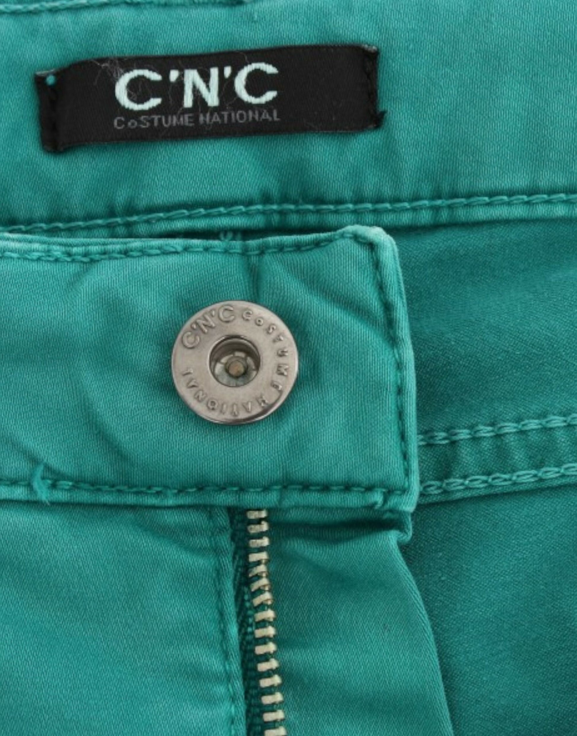Costume National Green straight leg jeans Costume National