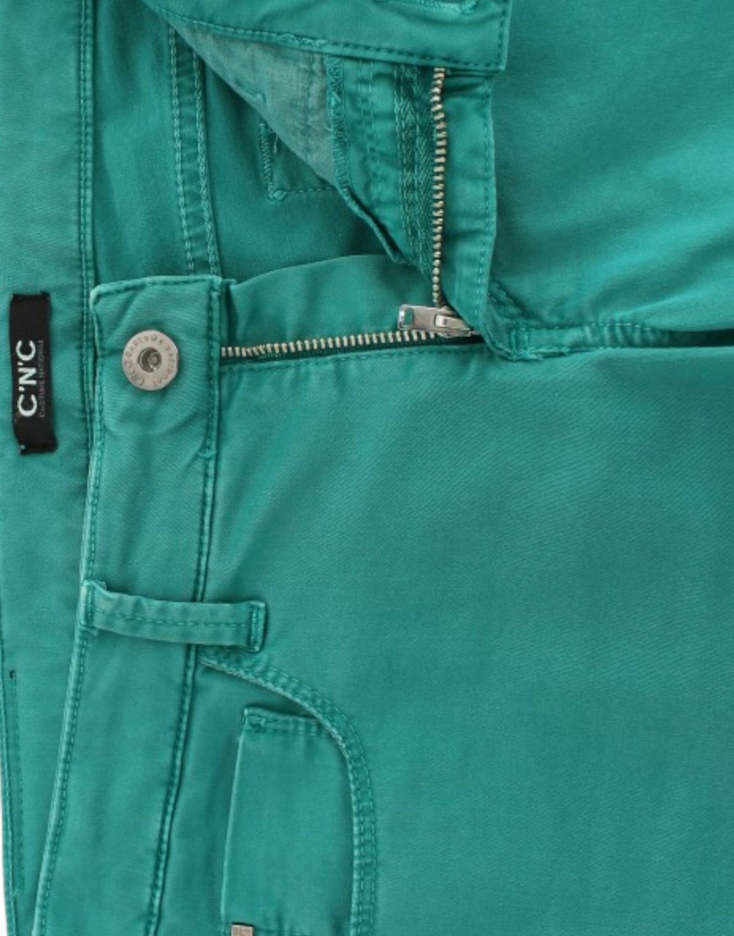 Costume National Green straight leg jeans Costume National