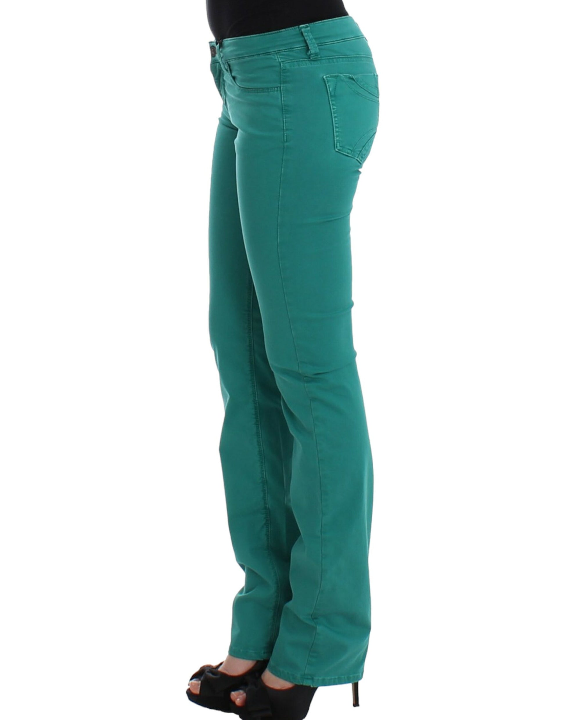 Costume National Green straight leg jeans Costume National