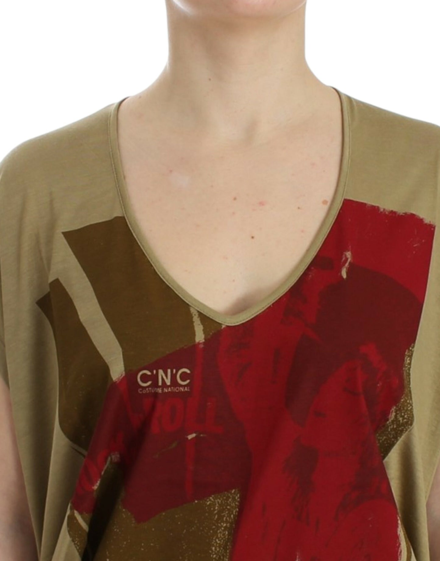Costume National Green print shortsleeve t-shirt Costume National