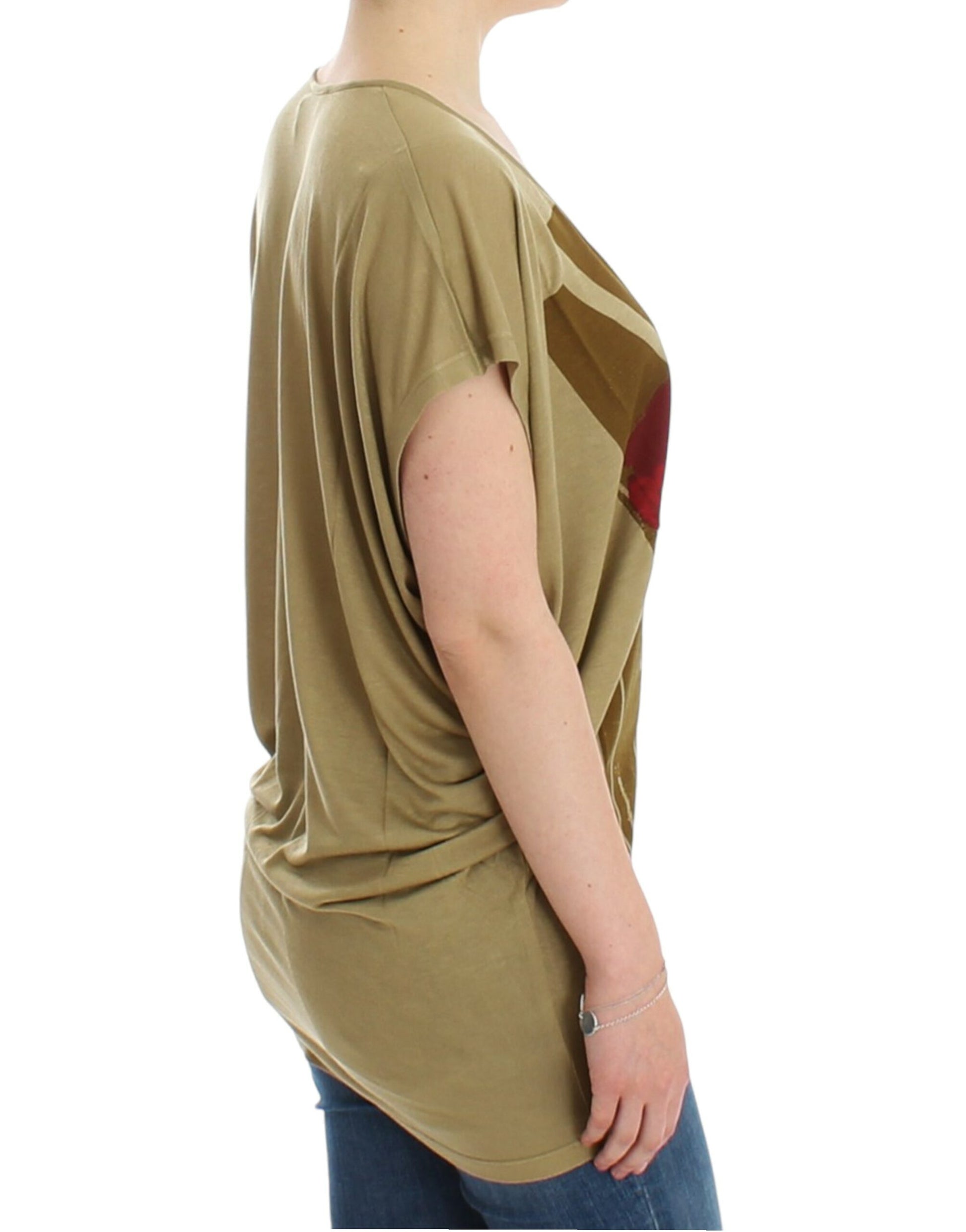 Costume National Green print shortsleeve t-shirt Costume National