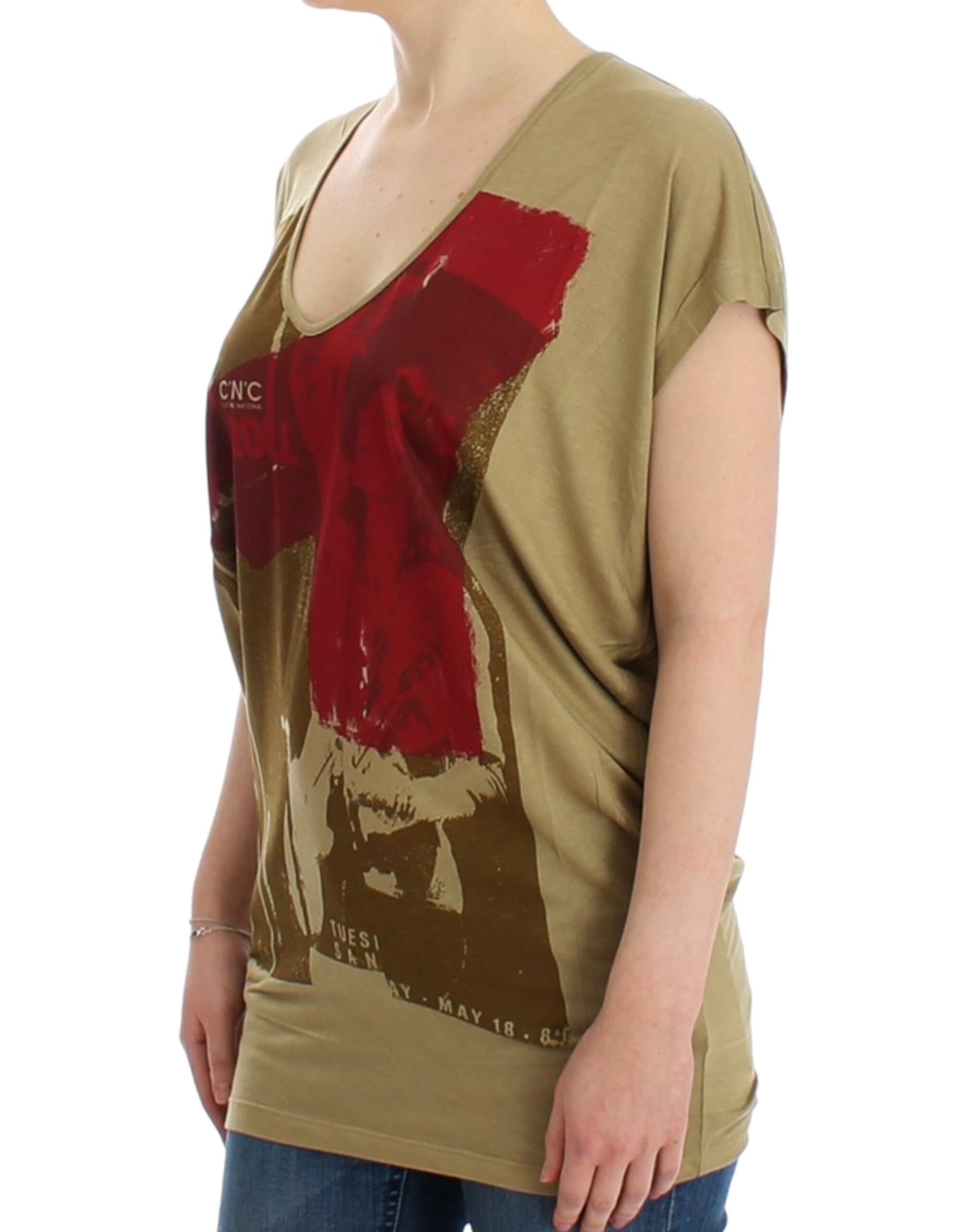 Costume National Green print shortsleeve t-shirt Costume National
