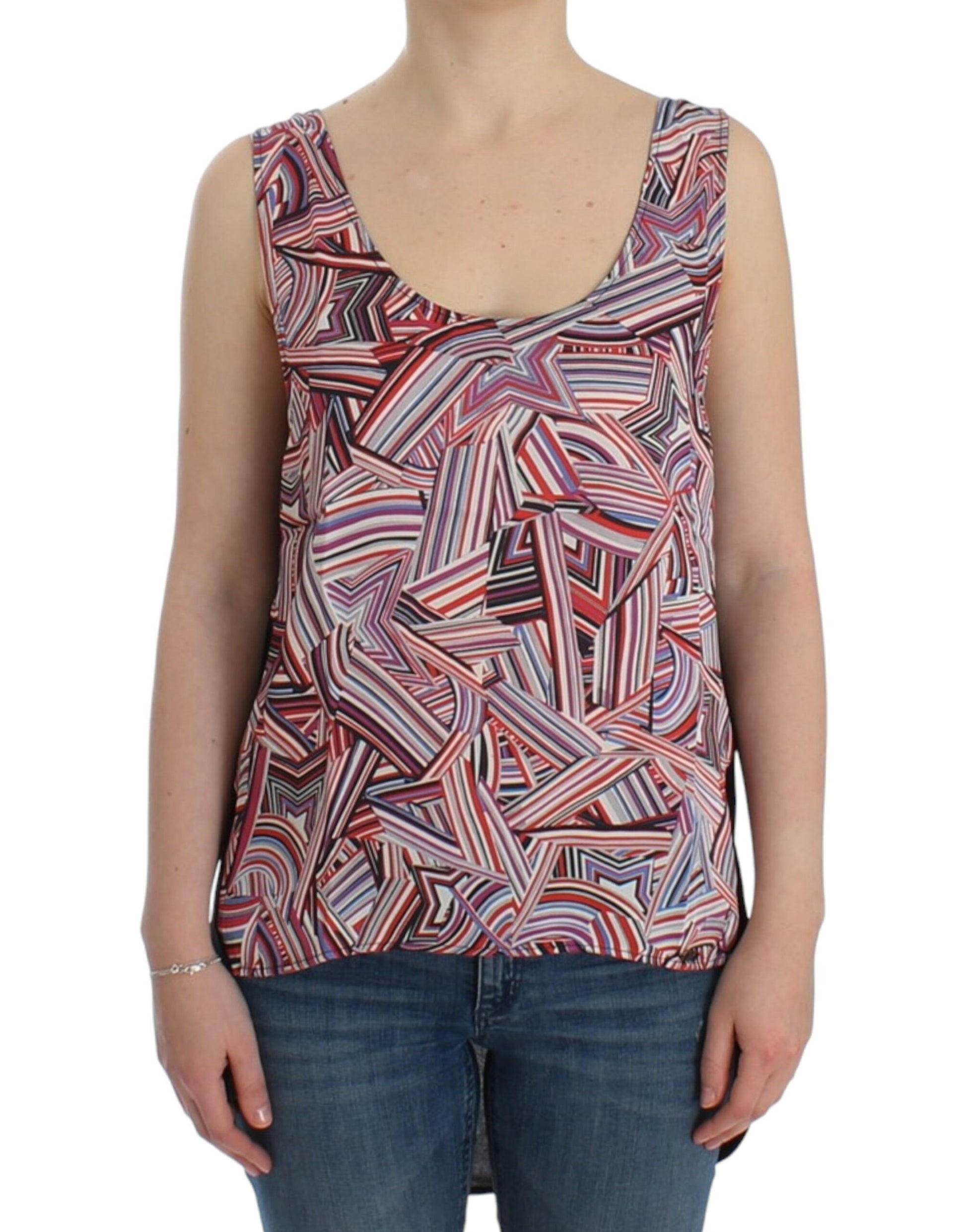 Costume National Multicolor sleeveless top Costume National