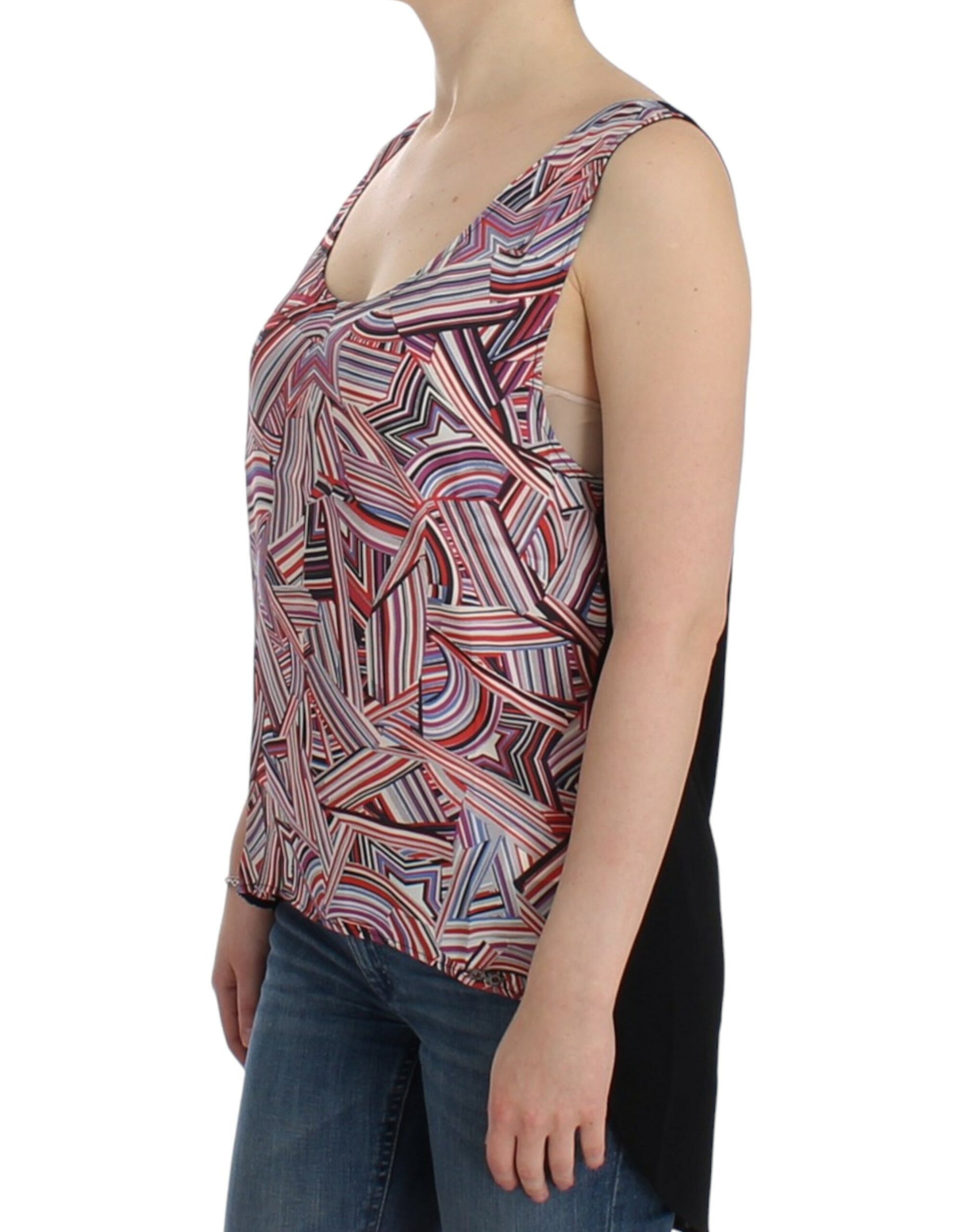 Costume National Multicolor sleeveless top Costume National