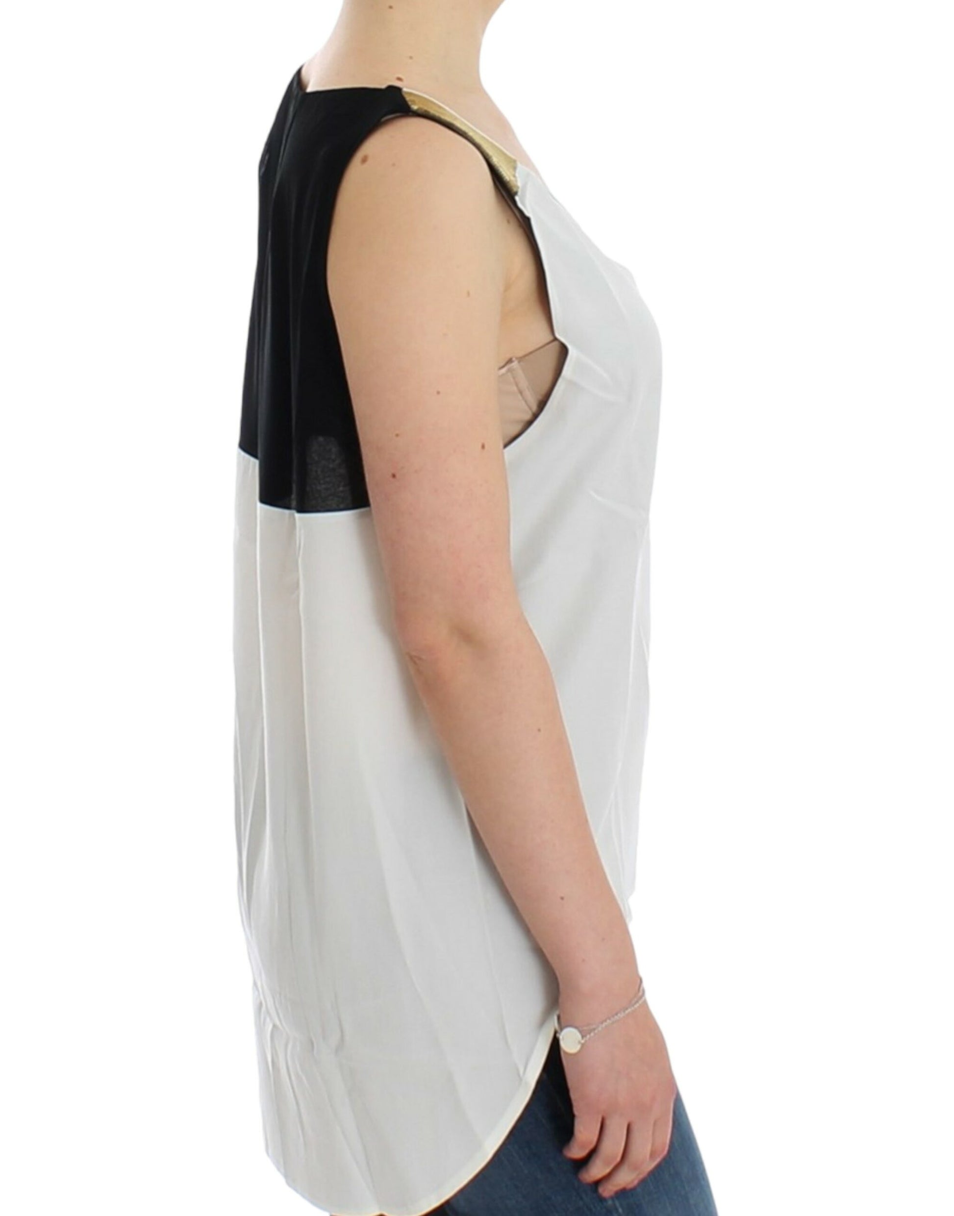 Costume National White sleeveless top Costume National