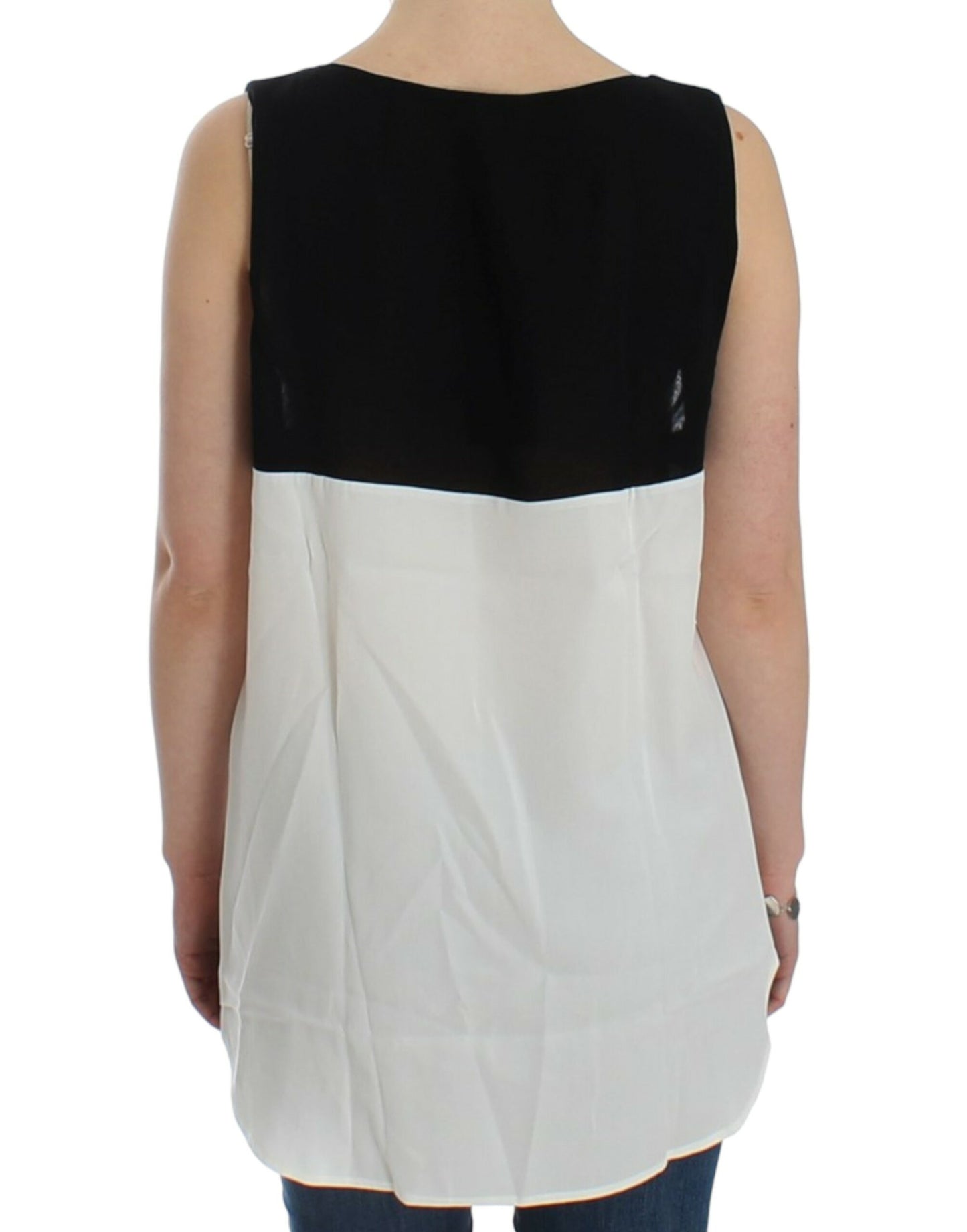 Costume National White sleeveless top Costume National
