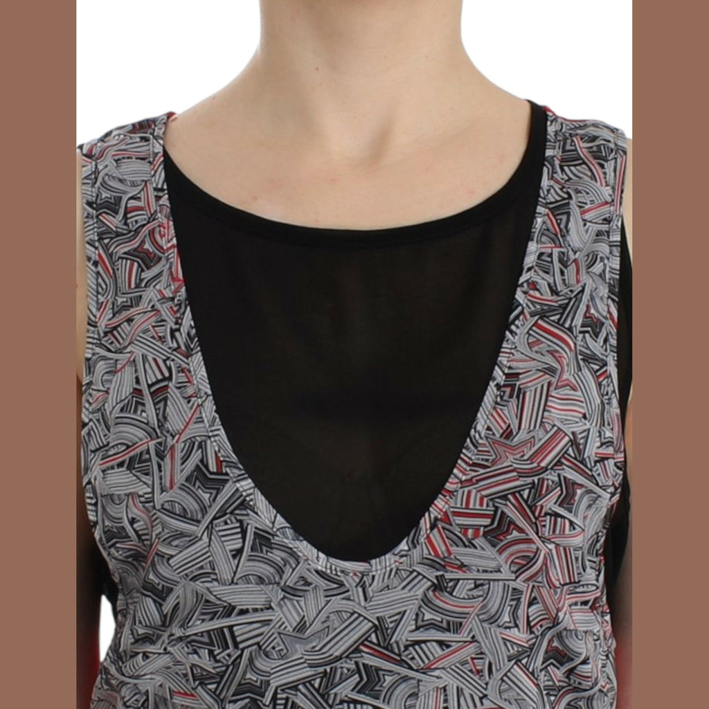 Costume National Black sleeveless top
