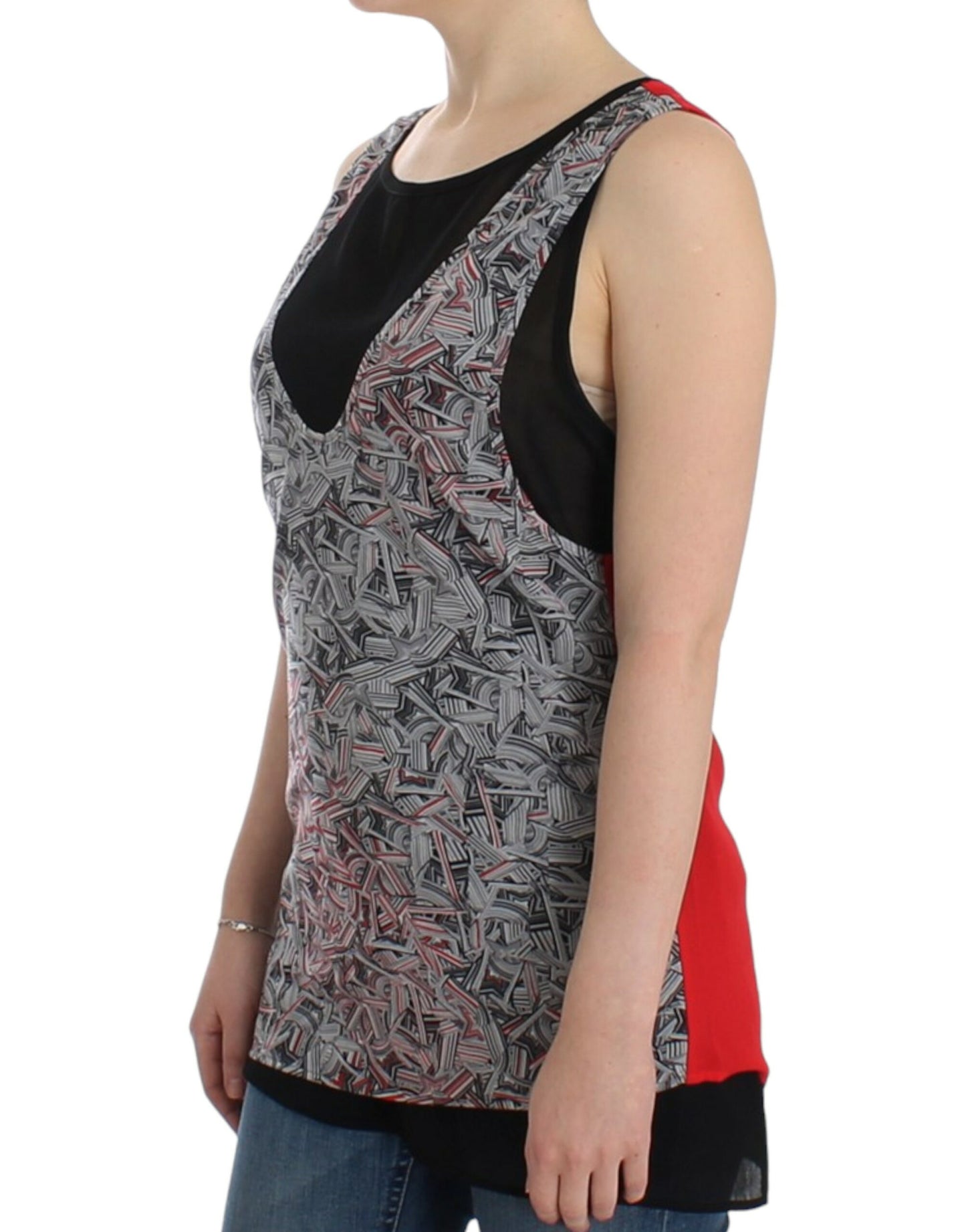 Costume National Black sleeveless top Costume National