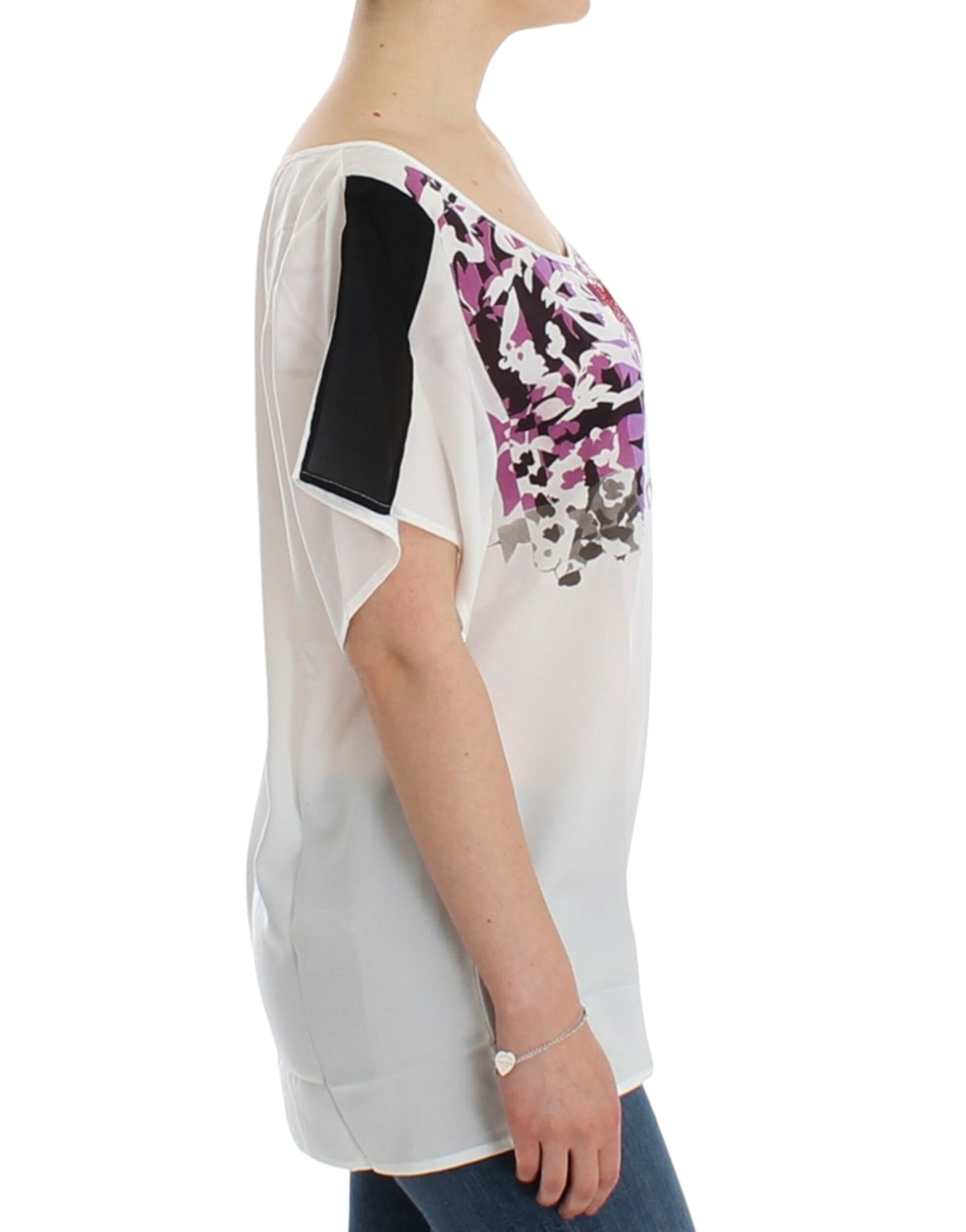 Costume National White motive print blouse Costume National