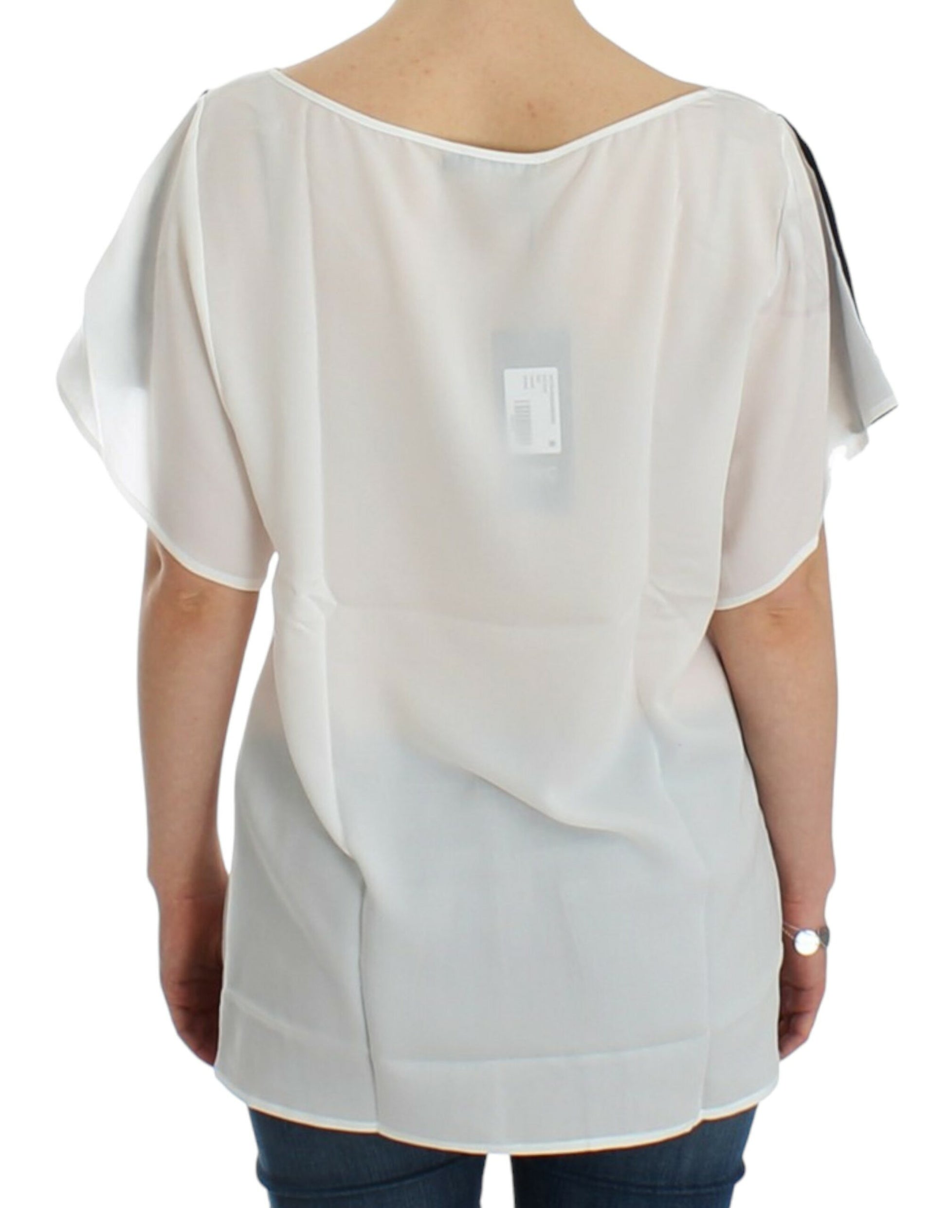 Costume National White motive print blouse Costume National