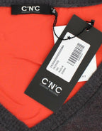 Costume National Gray short sleeved sweater