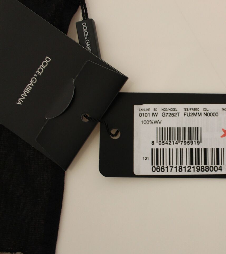 Dolce & Gabbana Black Wool Formal Dress Vest Gilet Jacket Dolce & Gabbana