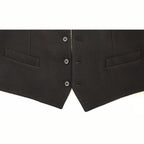 Dolce & Gabbana Black Cotton Dress Vest Blazer Jacket
