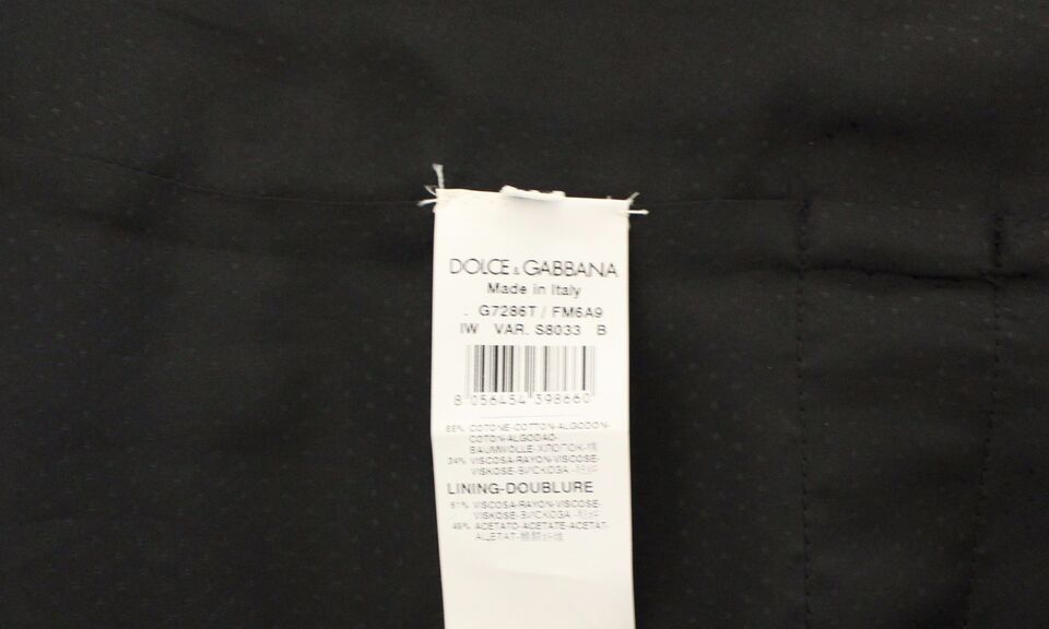 Dolce & Gabbana Brown Cotton Blend Dress Vest Gilet Dolce & Gabbana