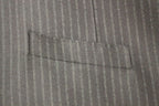 Dolce & Gabbana Black Striped Wool Single Breasted Vest - Eljoys Fashion 
