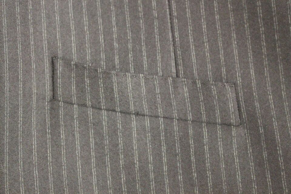 Dolce & Gabbana Black Striped Wool Single Breasted Vest Dolce & Gabbana